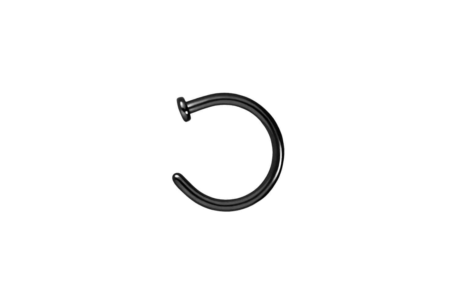 PIERCINGLINE Nasenpiercing Chirurgenstahl Nasenring offen PLATTE günstig online kaufen