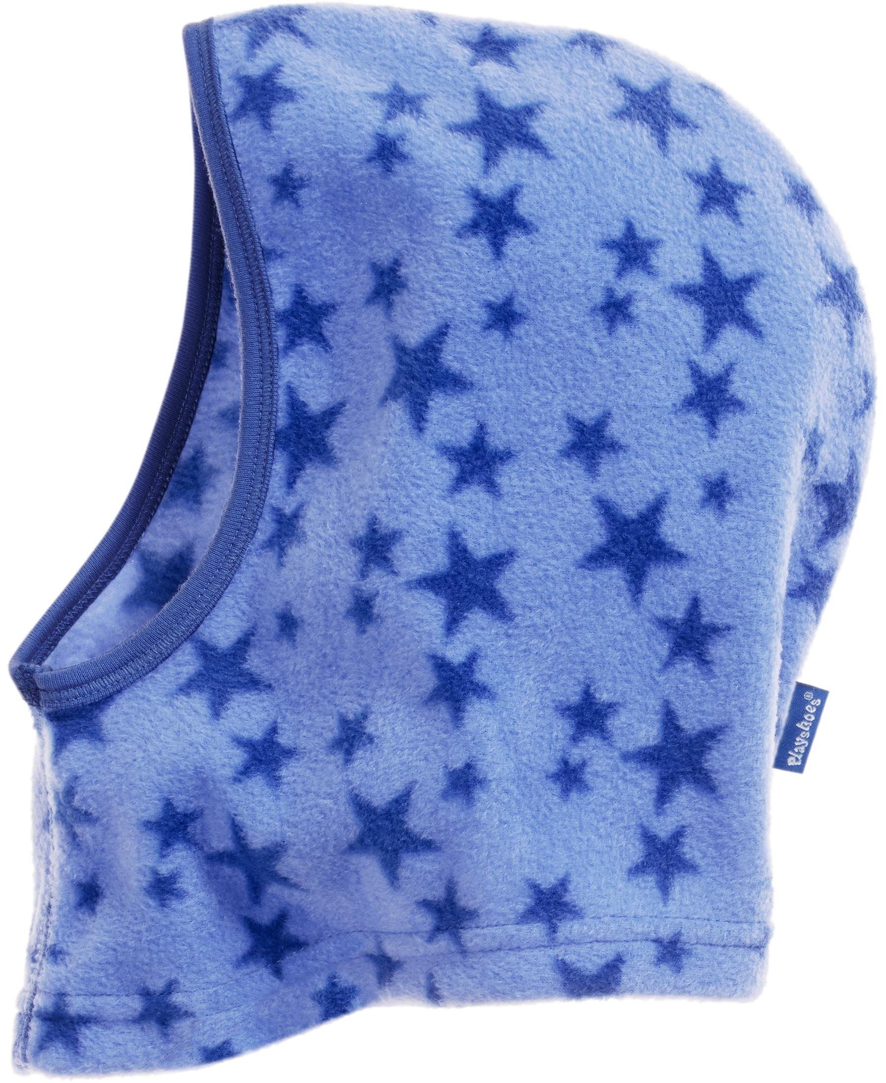 Sterne Playshoes Blau Fleece-Schlupfmütze Schlupfmütze