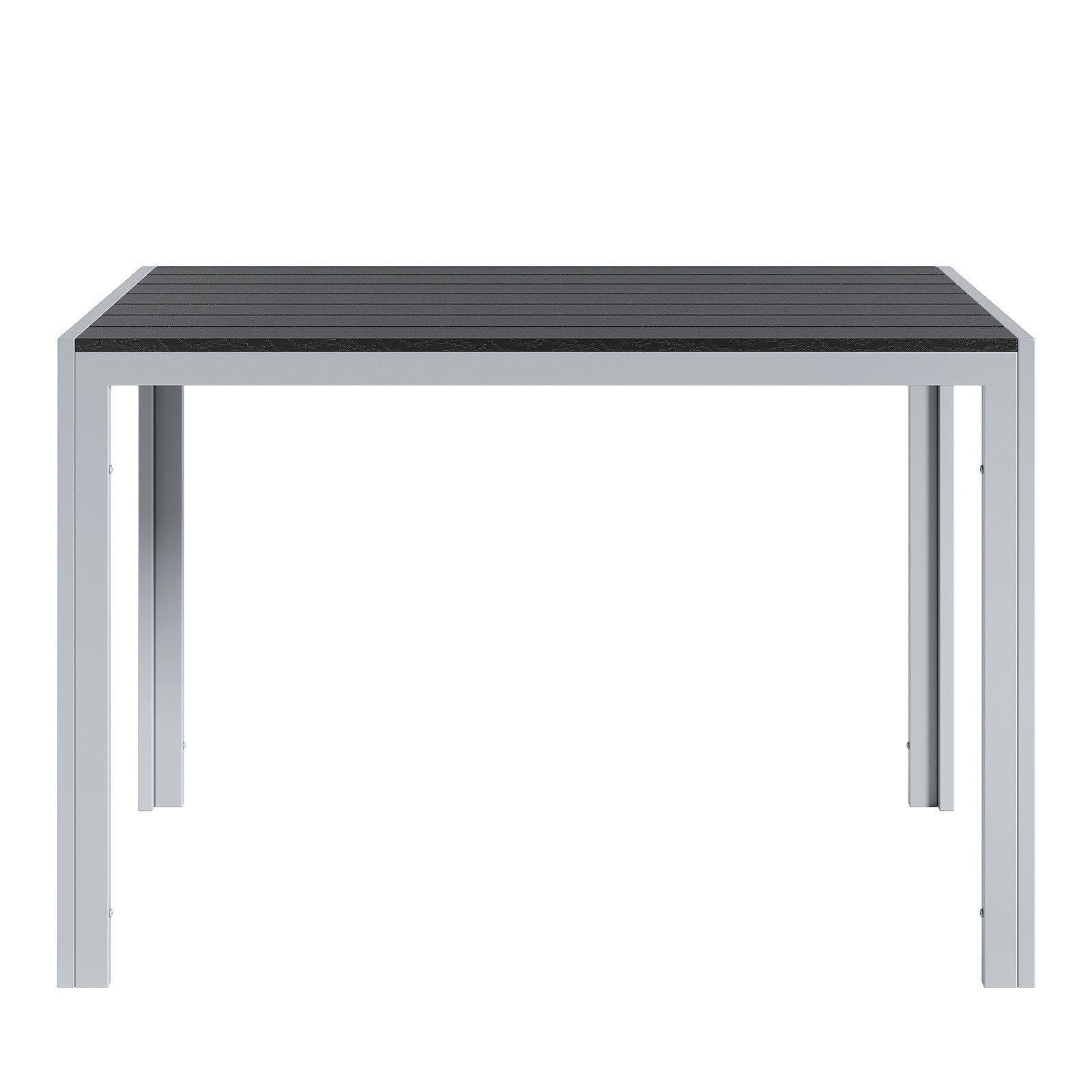 TLGREEN Gartentisch 110x70cm WPC Balkontisch,Rechteckiger Terrassentisch, Esstisch Outdoor (Hitze- und Wetterbeständig, rutschfest, Brettbreite 9cm) – Bild 3 von 5