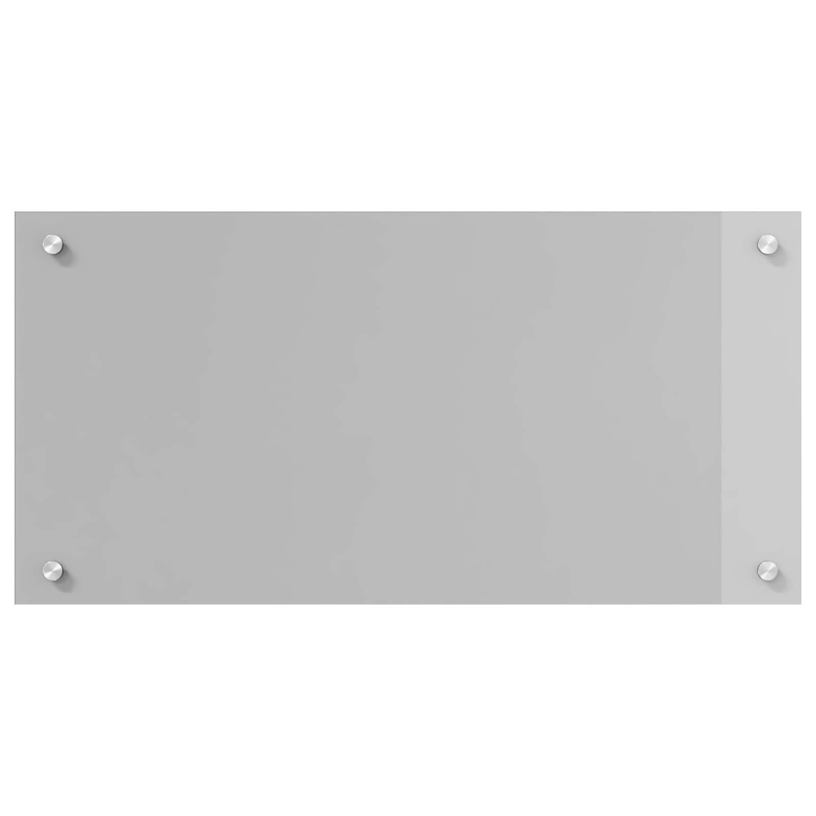 vidaXL Küchenrückwand Küchenrückwand Hellgrau 80 x 40 cm Gehärtetes Glas, (1-tlg)