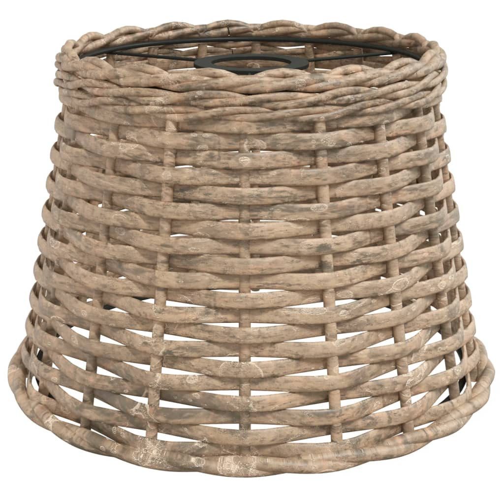 Lampenschirm Lampenschirm Braun Ø25x17 cm Korbweide