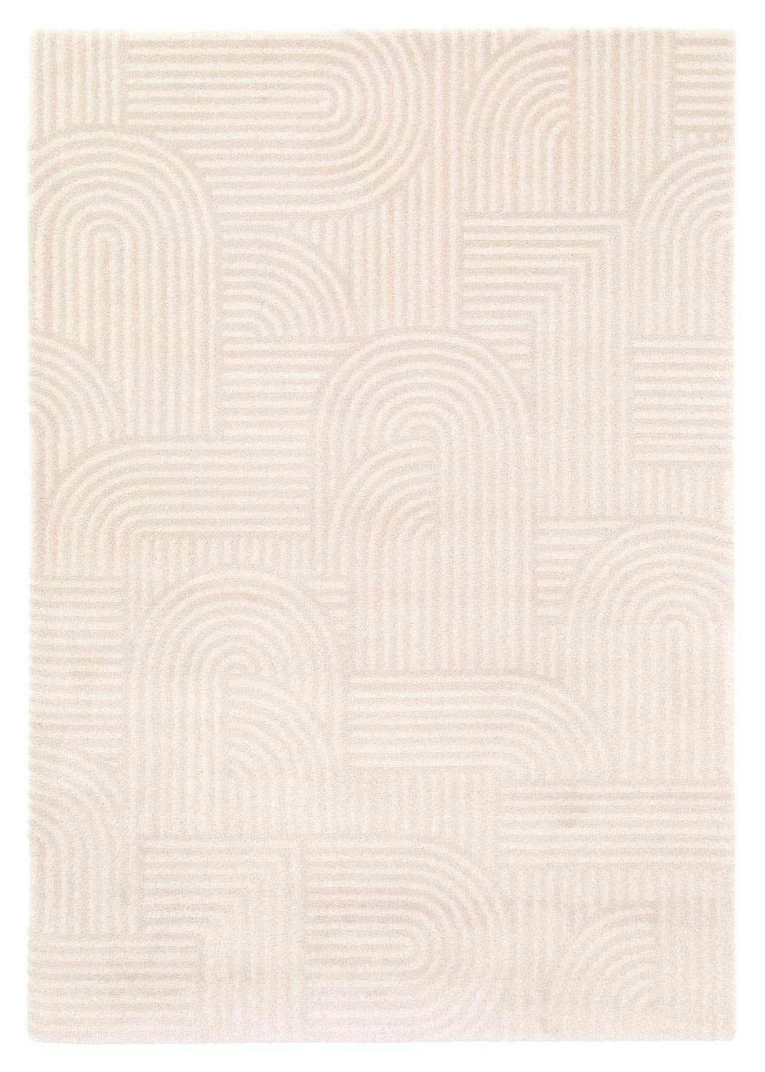 Teppich MOON, Polypropylen, Hellbeige, 120 x 170 cm, Balta Rugs, rechteckig, Höhe: 17 mm | Kurzflor-Teppiche