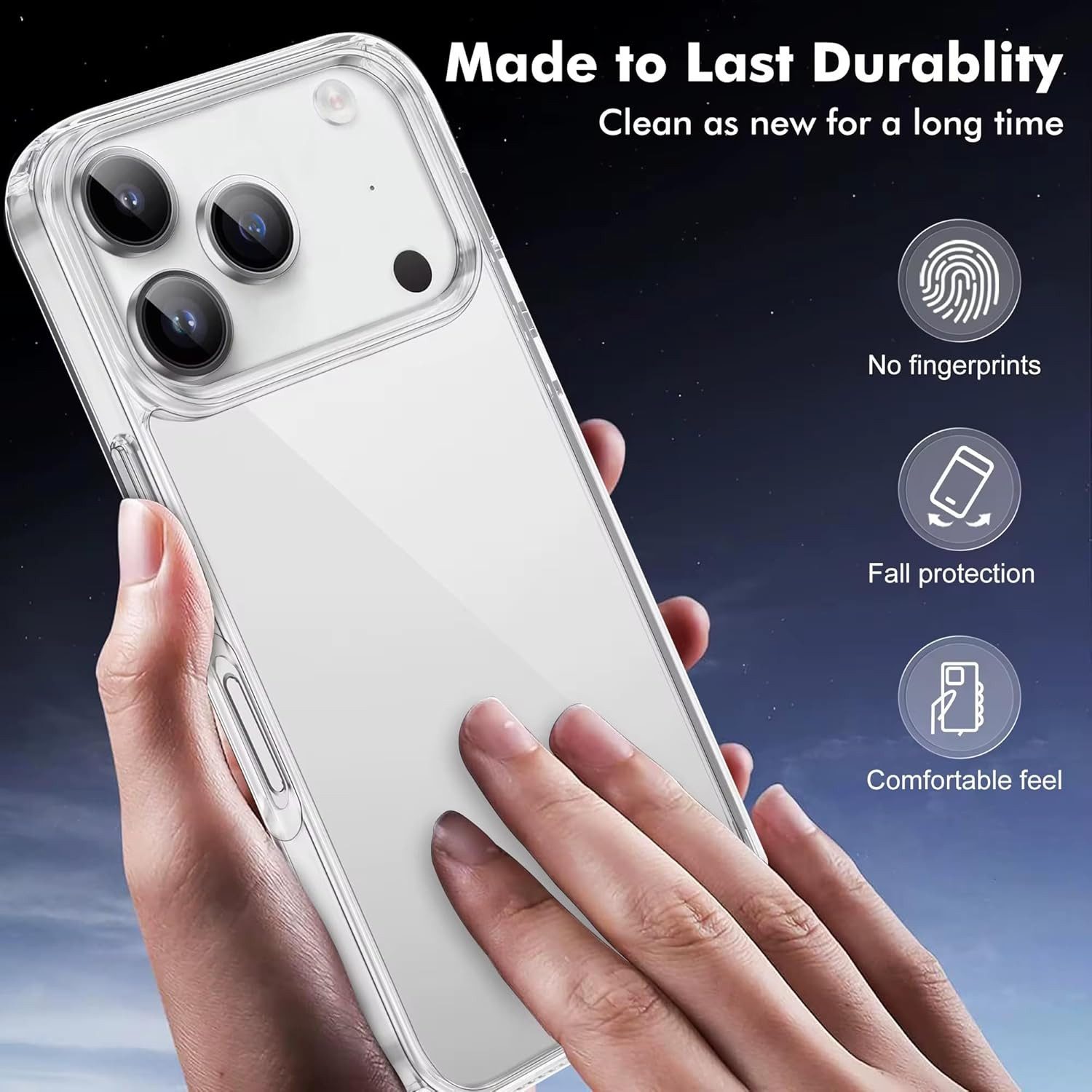 MORRENT Handyhülle SCHUTZ Hülle-set für iPhone 17 pro max mit Schutzglas & Kameraschutz model-abhängig, 5 in 1 komlett schutz set,für ihpone 17,17 pro und 17 pr – Bild 3 von 5