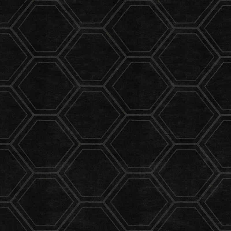 Superfresco Easy Vliestapete Geo - Hexagon, geometrisch, (1 St), Schwarz - 10m x 52cm