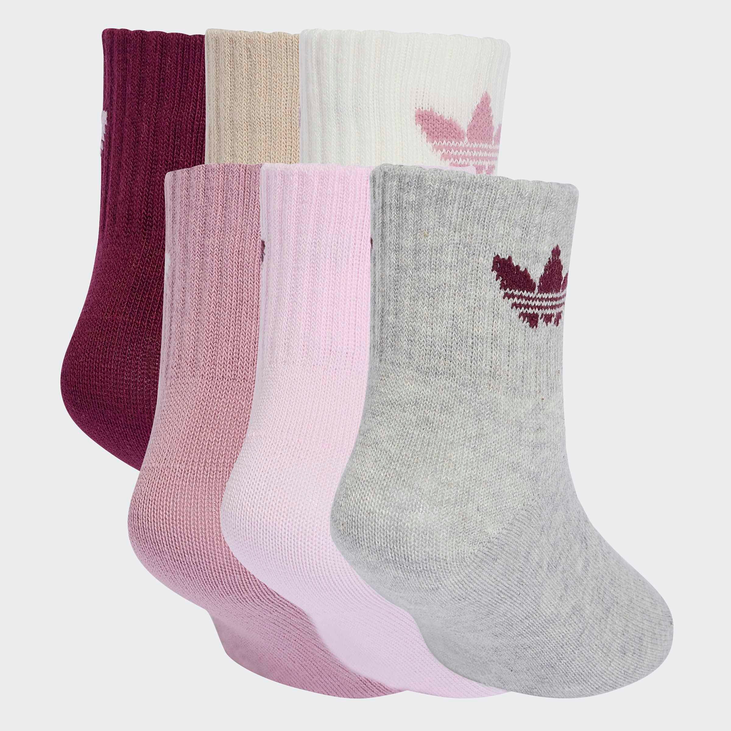 adidas Originals Sportsocken KIDS SOCK 6PP (6-Paar) für Laufen und Alltag, sportlicher Stil, 6er-Pack
