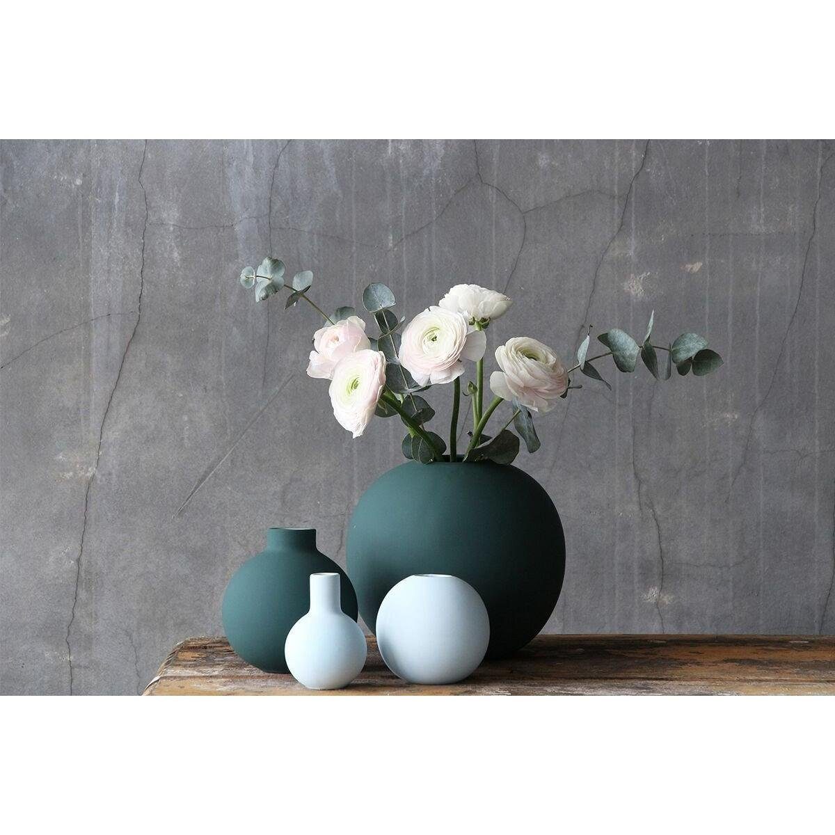 Cooee Design Dekovase (20cm) Dark Ball Vase Green