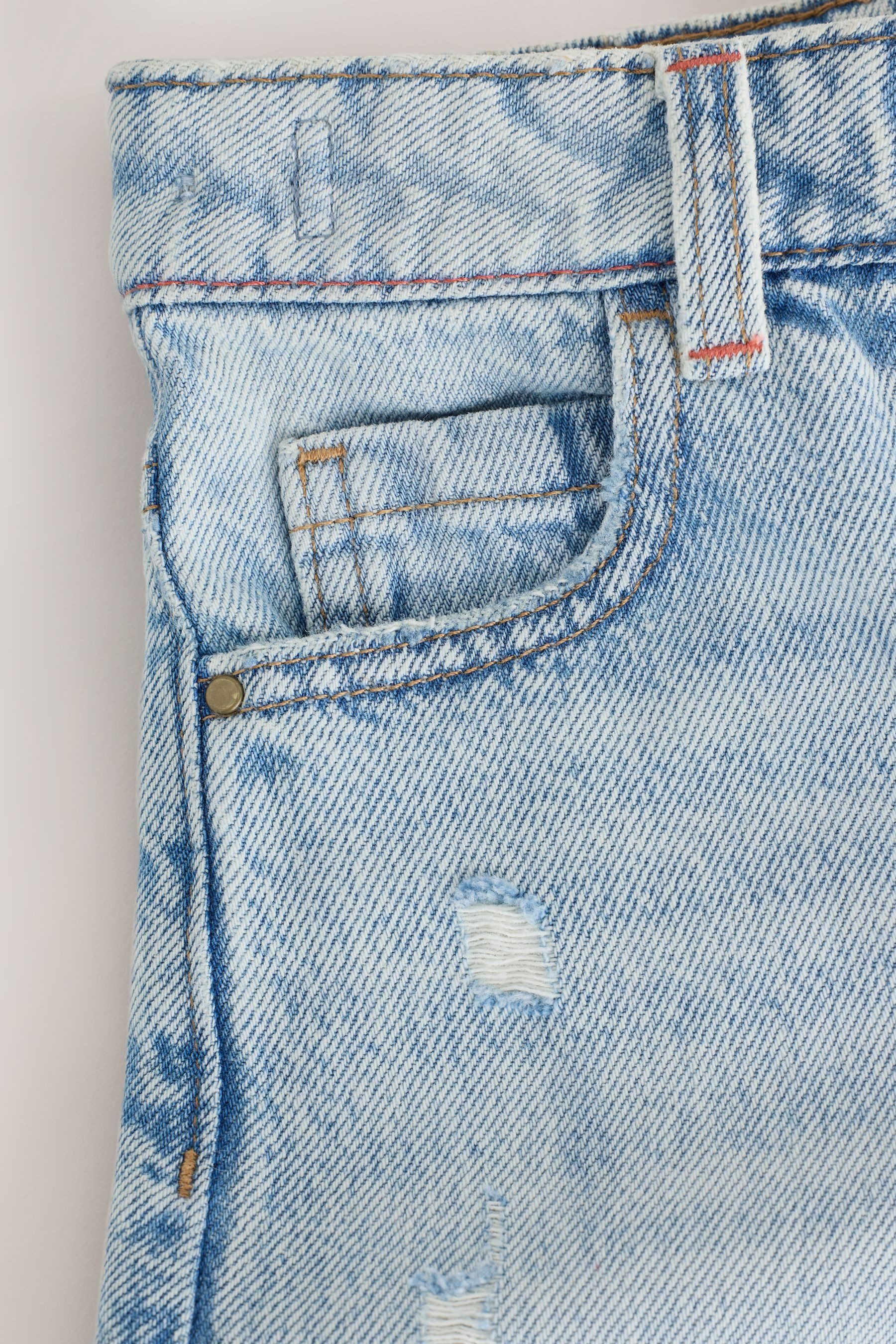 Next Weite Jeans Bestickter Jeans mit weitem Bein (1-tlg) – Bild 5 von 5