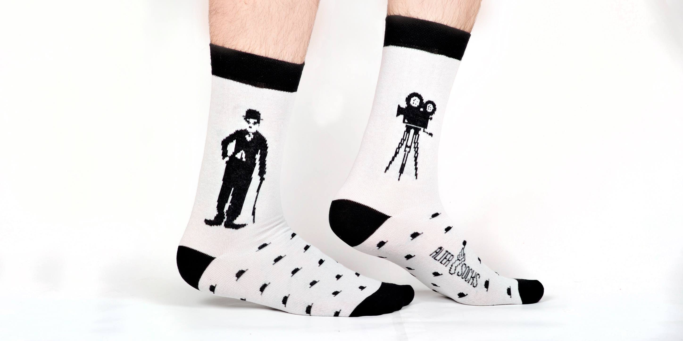 AlterSocks Freizeitsocken Lustige Socken Anzug Socken Damen & Herren Unisex Größe 36 – 45 (1 Paar)