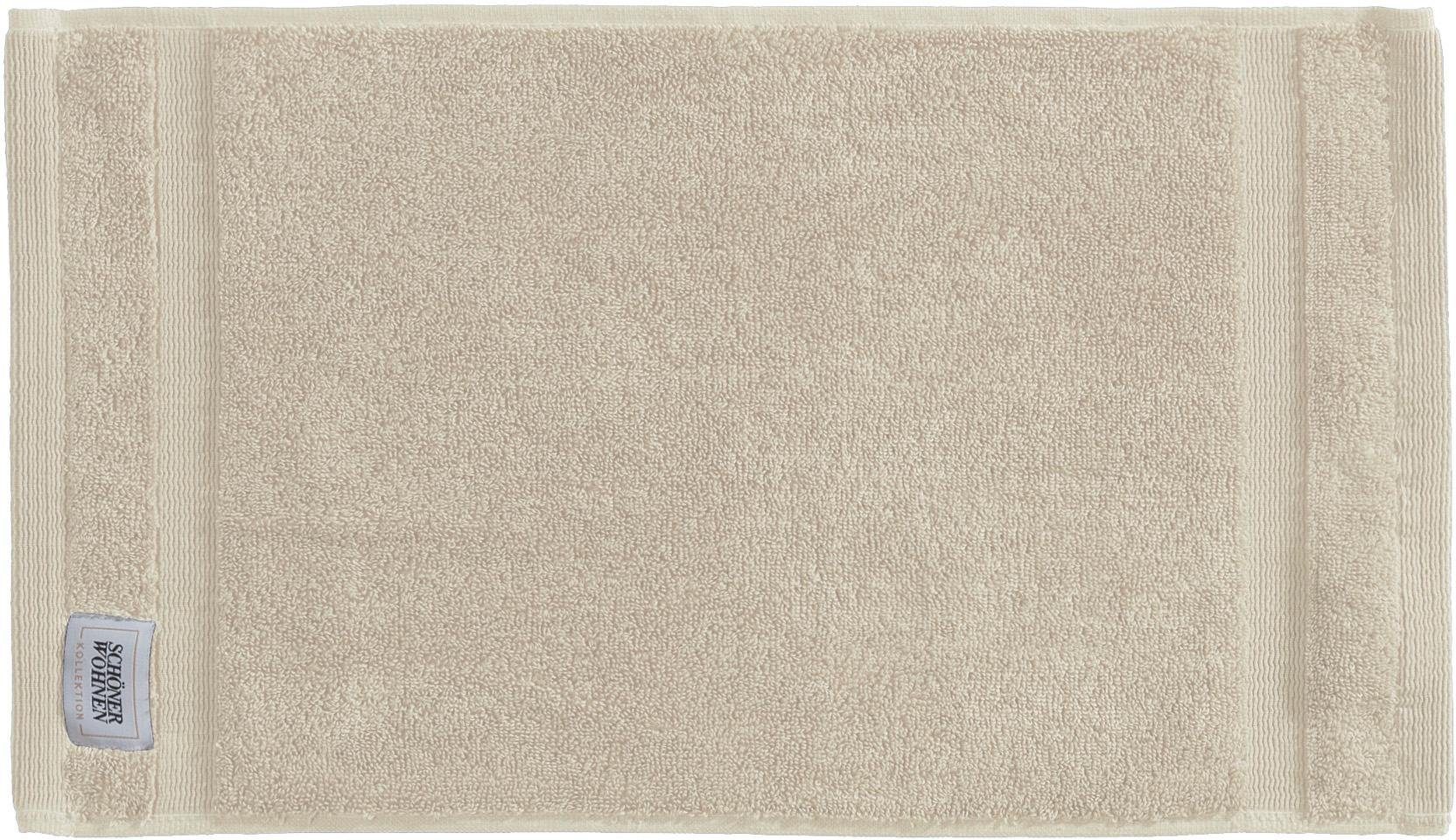 SCHÖNER WOHNEN-Kollektion Gästehandtuch "Cuddly" schnell trocknende Airtouc günstig online kaufen