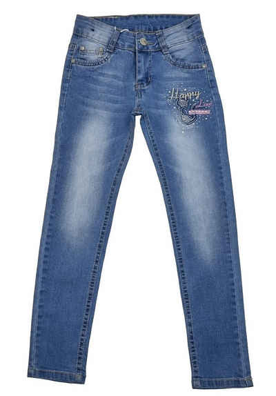 Girls Fashion 5-Pocket-Jeans Mädchen Jeans Hose Stretch, M29