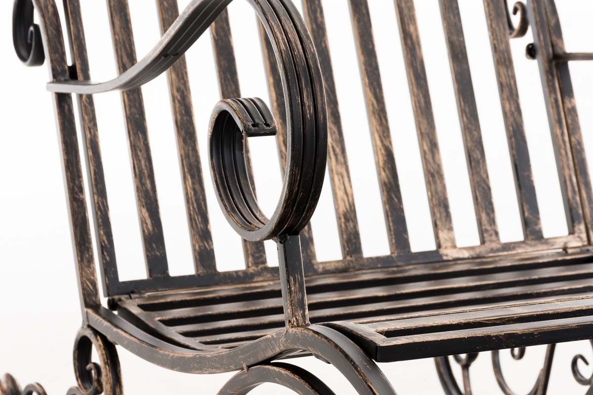 CLP Schaukelstuhl Rückenlehne Schwingstuhl hoher mit Smilla bronze Eisen