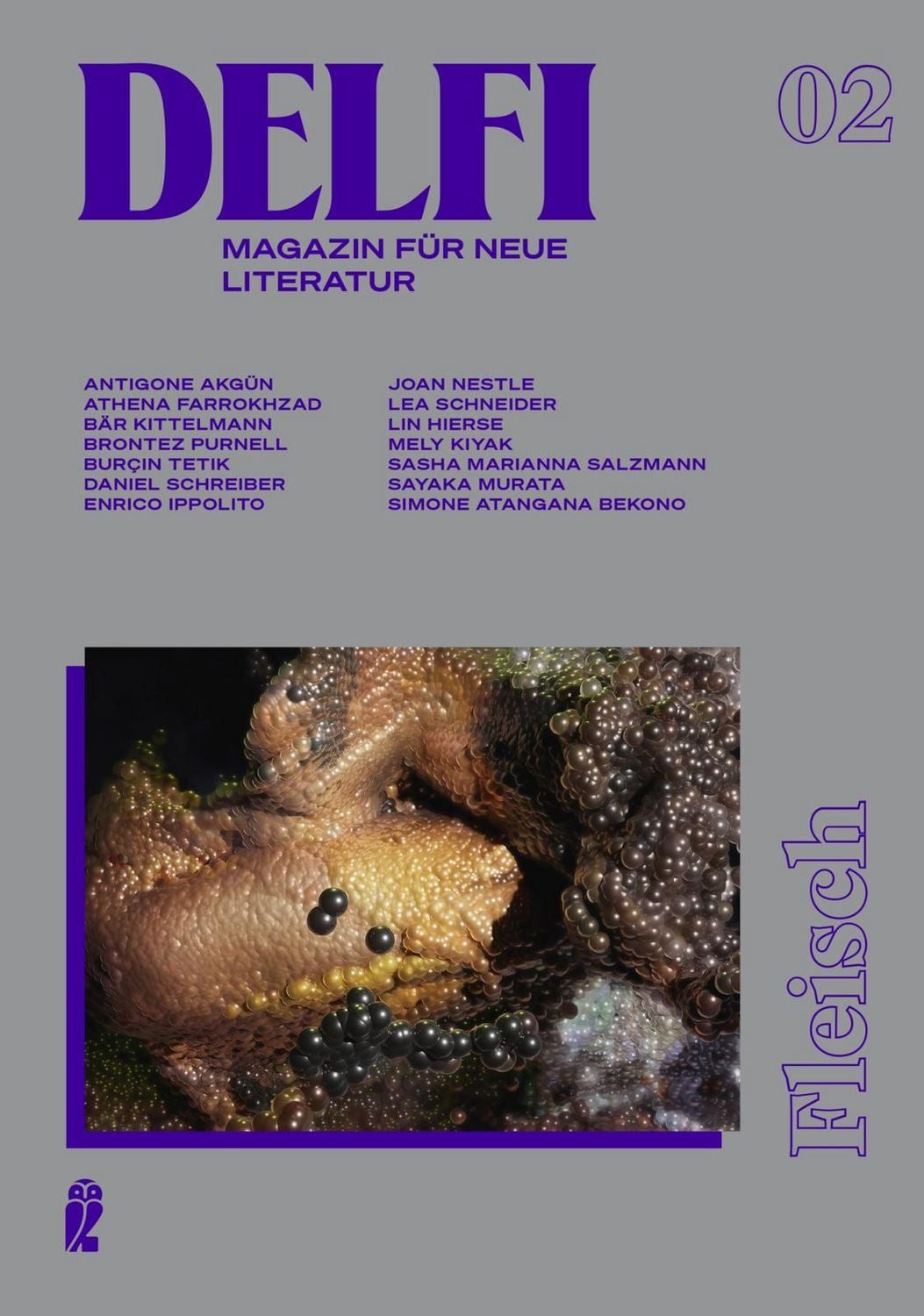 Delfi Fleisch Magazin für neue Literatur, Sie glaubten etwa, Literatu / Daniel Schreiber, Antigone Akgün, Athena Farrokhzad, Sasha Marianna Salzmann, Bär Kittelmann, Magazin für neue Literatur, Sie glaubten etwa, Literaturzeitschriften wären tot?, X