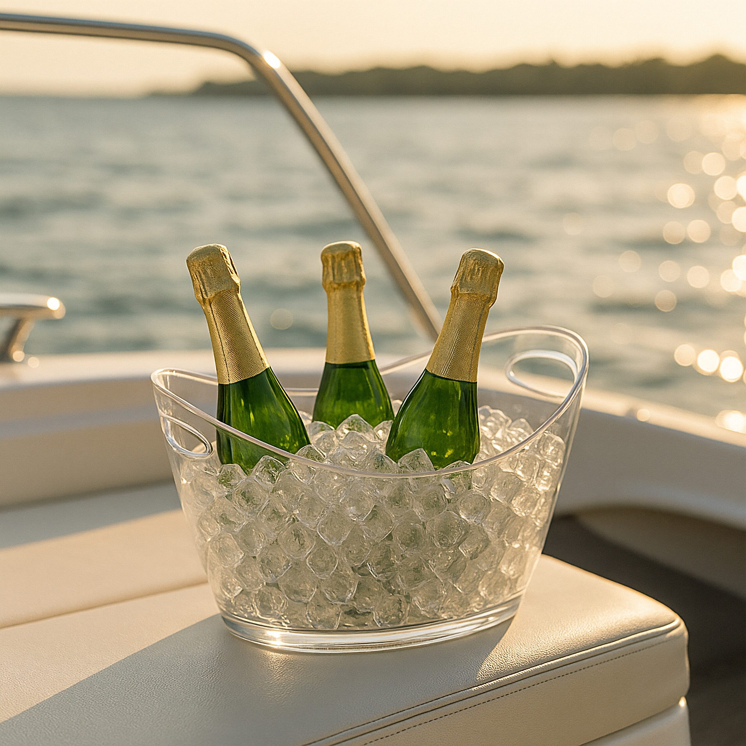 relaxdays Wein- und Sektkühler Getränkekühler 6l für Party