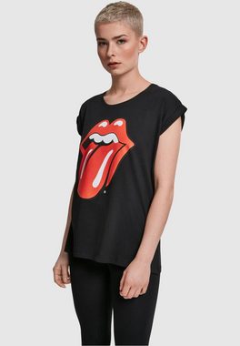 Merchcode Kurzarmshirt Damen Ladies Rolling Stones Tongue Tee (1-tlg)