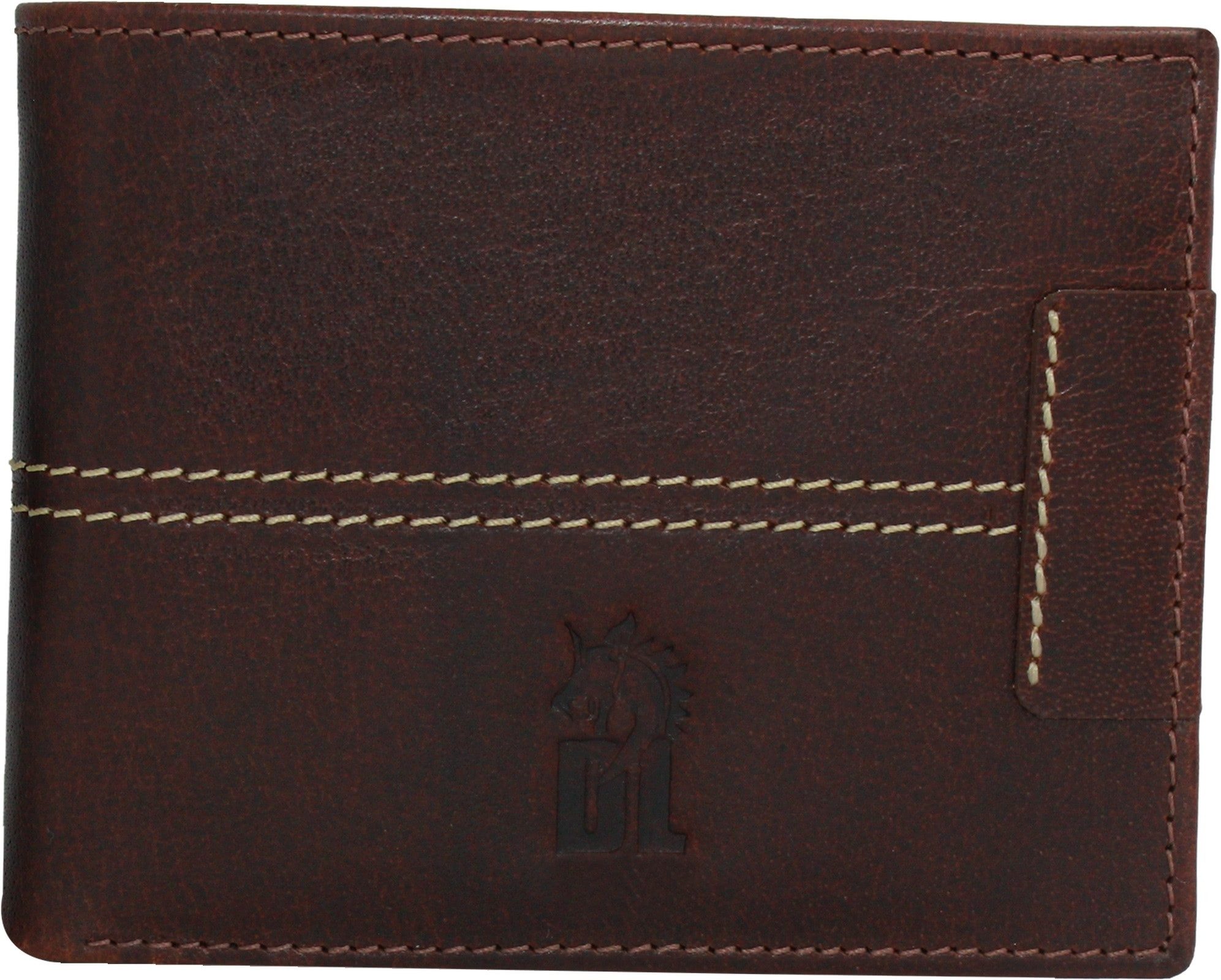 DrachenLeder Geldbörse DrachenLeder Herren Geldbörse braun (Portemonnaie, Portemonnaie), Herren Portemonnaie Echtes Leder braun, Serie Daniel