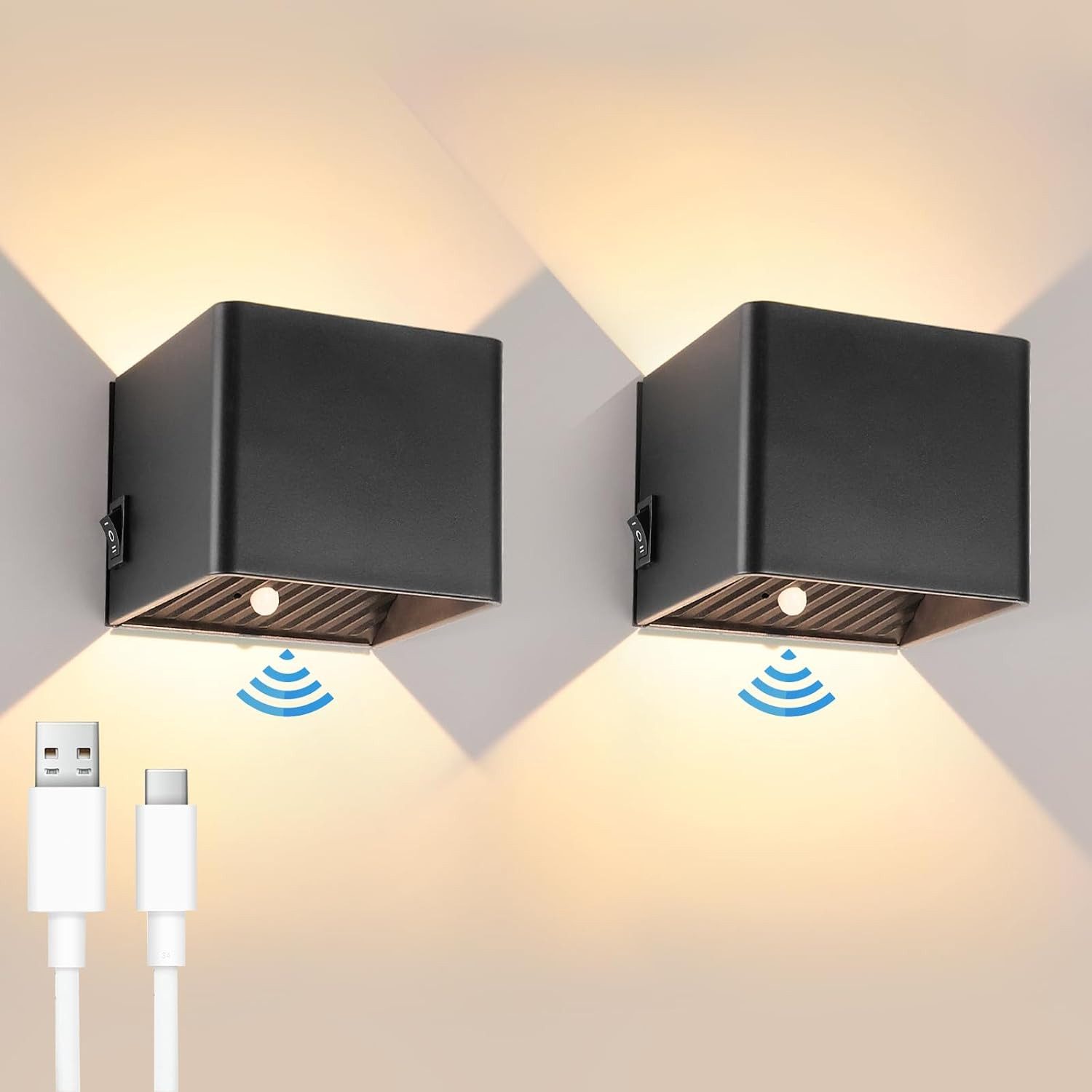 BlingBin LED Wandleuchte Kabellose Akku Wandlampe günstig online kaufen