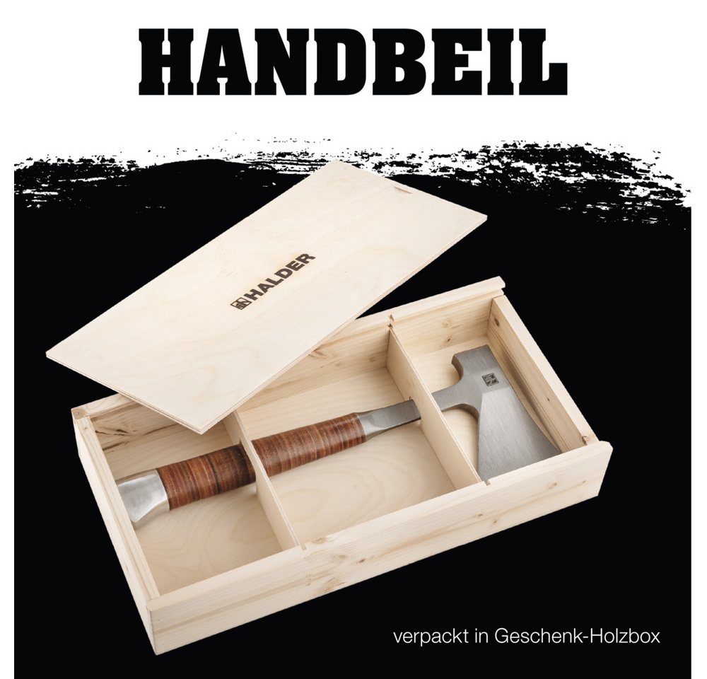 Thumbnail - Beil HALDER Handbeil Weil du scharf bist! in Geschenkbox Sonderedition