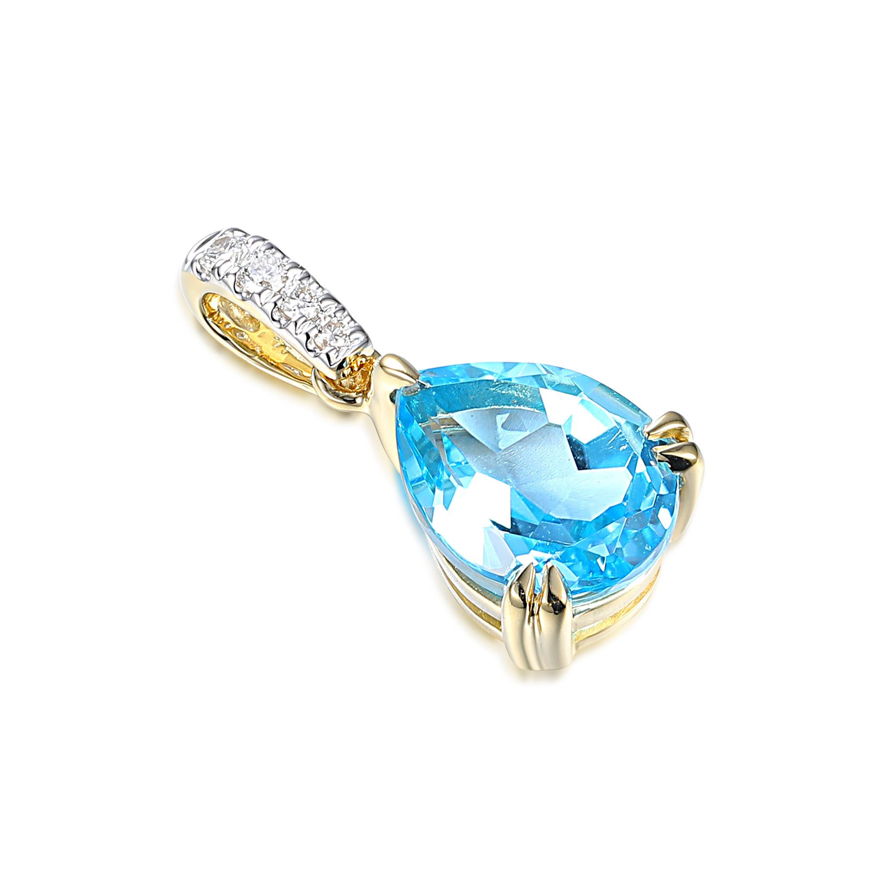 Stella-Jewellery Kettenanhänger 585er Gelbgold Anhänger mit günstig online kaufen