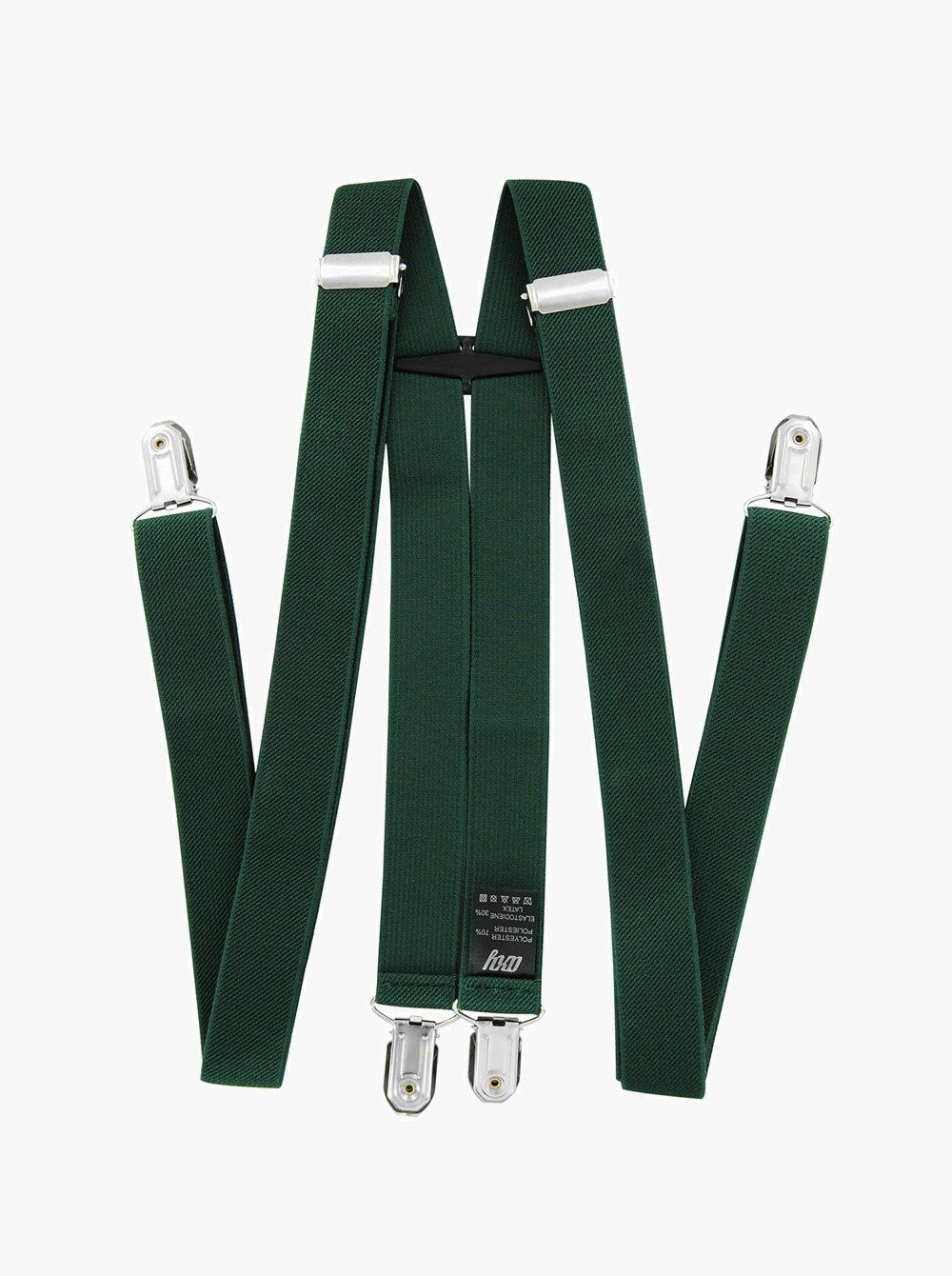 axy Hosenträger Herren Hosenträger 4 Stabile Clips H-Form 2,5cm Breit verstellbar und elastisch 120cm Lang