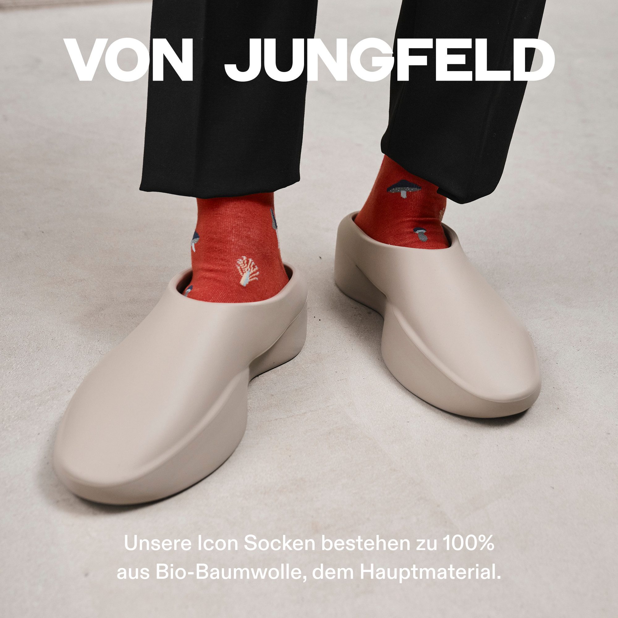 von Jungfeld Socken SIGNATURE ICONS Baumwoll-Mischung 35-46 Unisex (1-Paar, günstig online kaufen