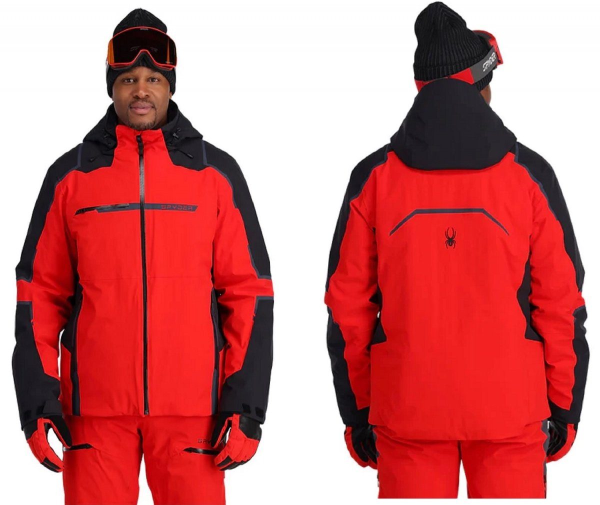 Herren Spyder Jacket VOLCANO Titan Skijacke VCO Winterjacke Spyder Skijacke 38SA075322