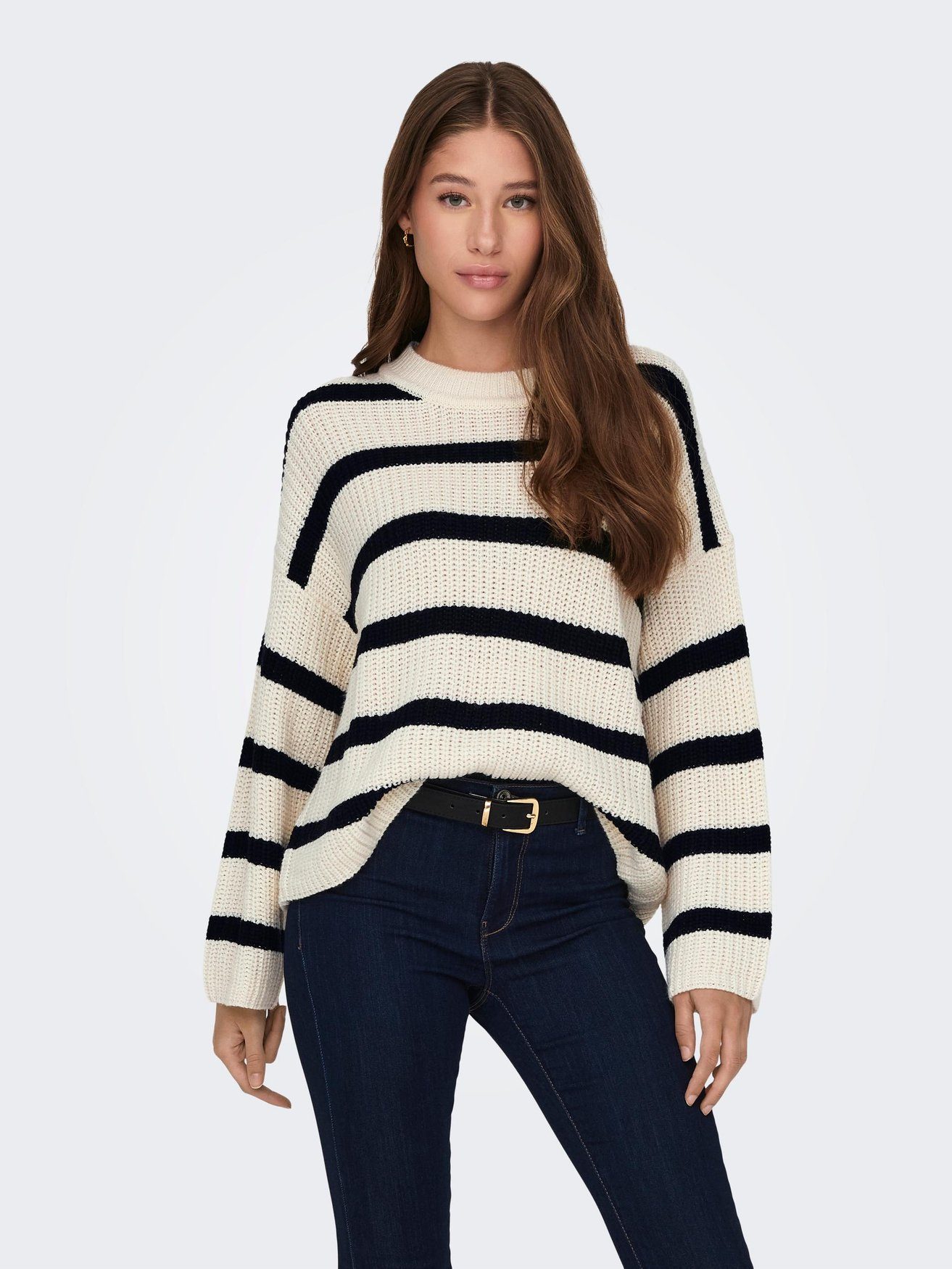 JACQUELINE de YONG Strickpullover Gestreift Strick günstig online kaufen