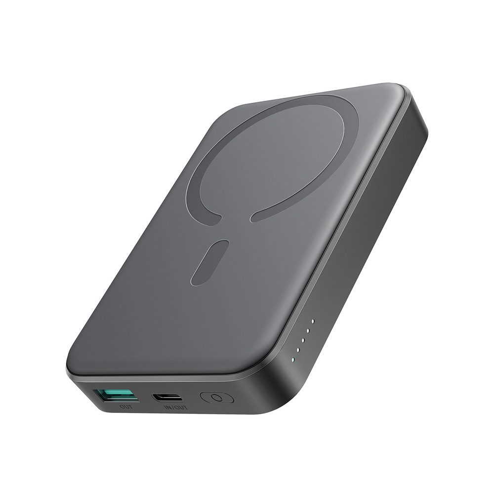JOYROOM Zusatzakku Magnetladegerät Reiseakku Powerbank JR-W020 10000 mAh (12, 5, 9 V, 1 St), MagSafe, 20 W Power Delivery, 10000 mAh, 3 Geräte