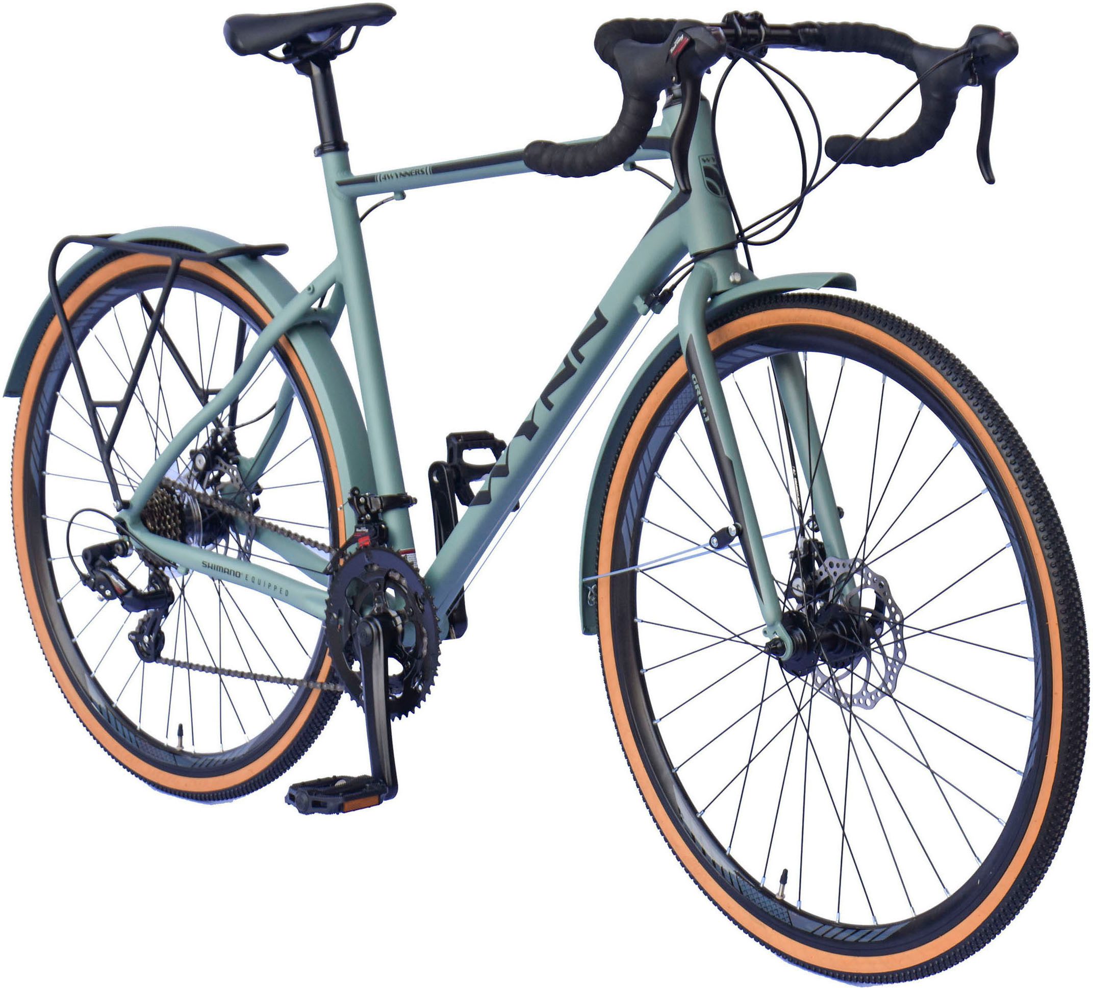 WYNN Gravelbike GRL1.1, 14 Gang Shimano Tourney Schaltwerk, Kettenschaltung