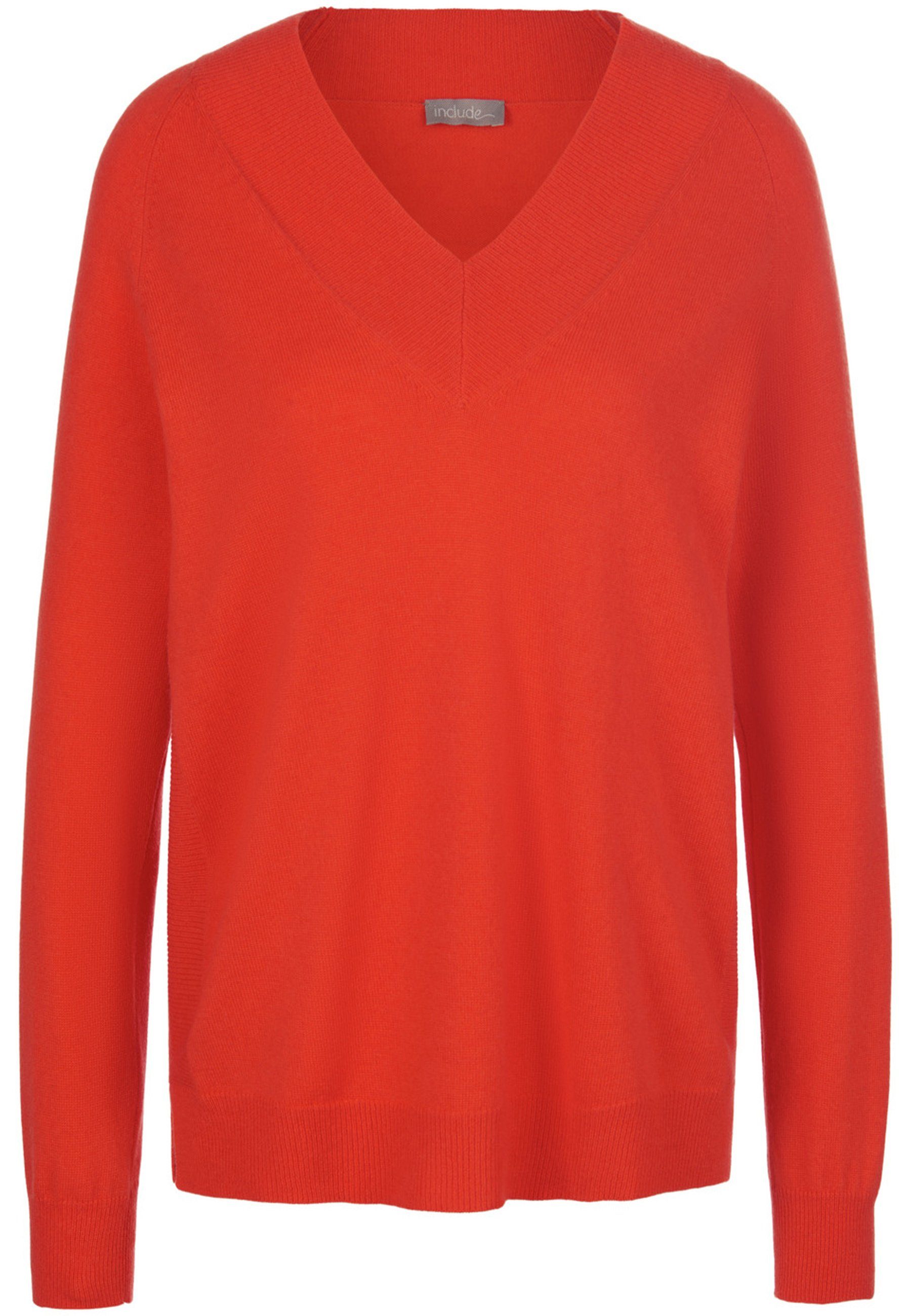 Strickpullover New include orange Wool