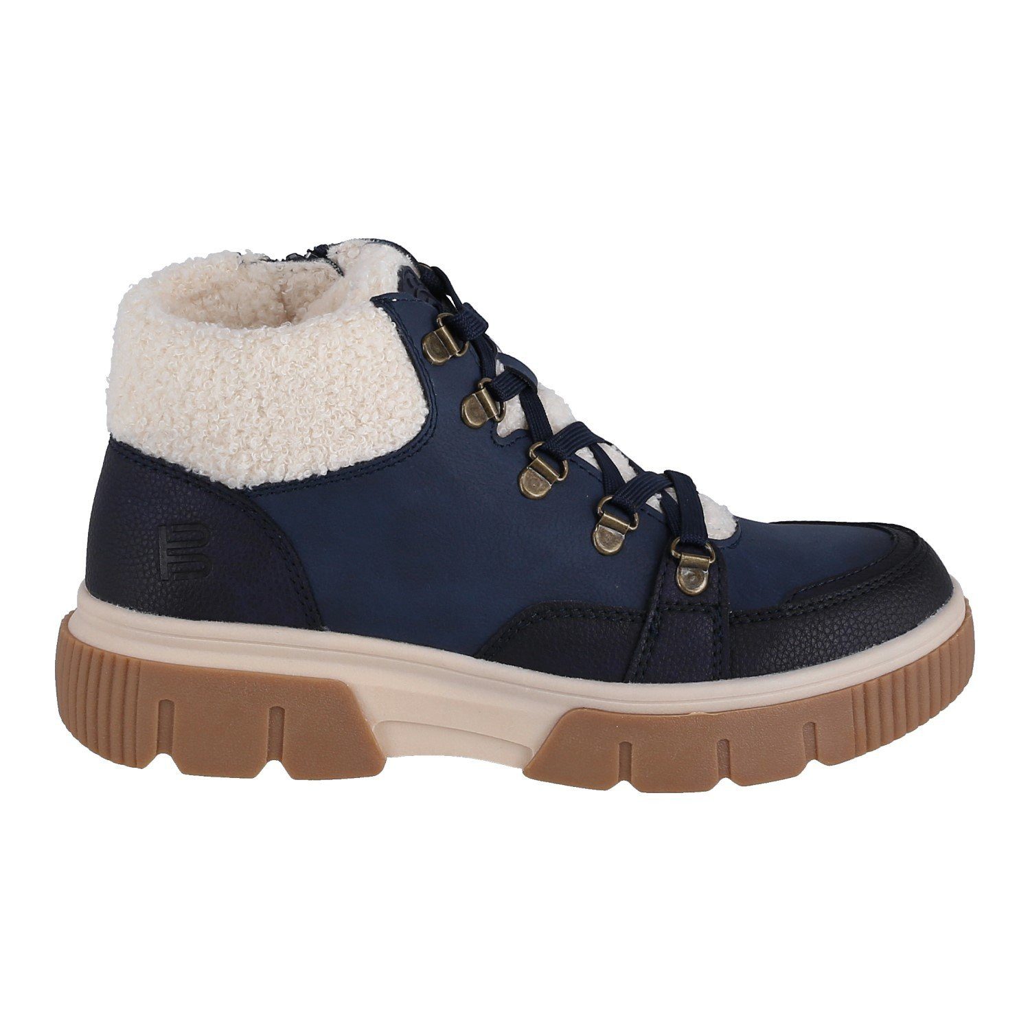 BAGATT Winterschuhe Molfetta dunkelblau/offweiss Damen Winterstiefel günstig online kaufen