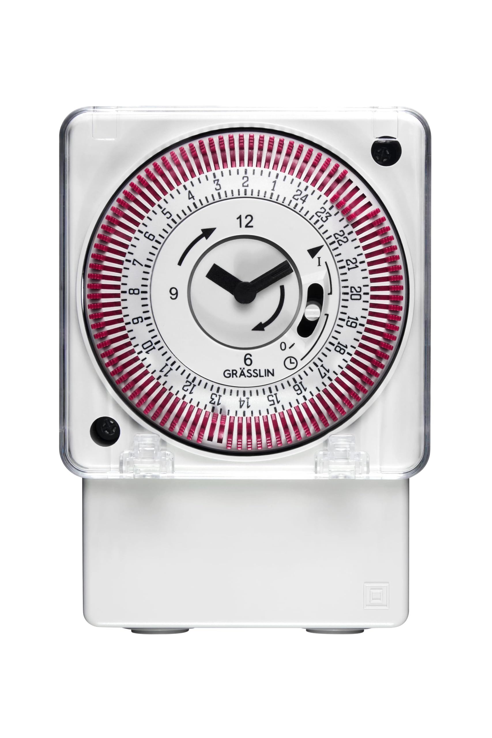 Grässlin Zeitschaltuhr tactic 111 A 01.78.1001.1, Aufputz, 1 Kanal, Tagesprogramm, Synchronmotor, 230 V, IP20