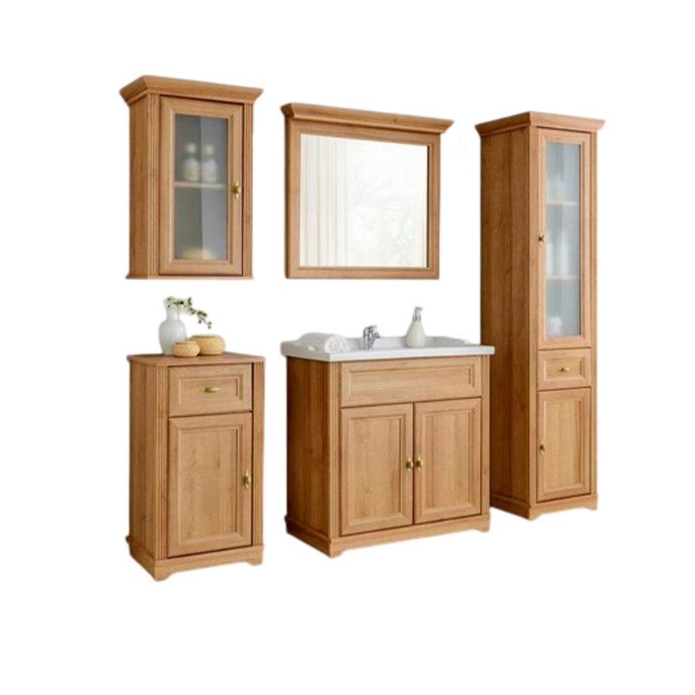 Xlmoebel Badezimmer-Set Klassische Designer Badmöbel in elegantem italienischem Stil, Hergestellt in Europa