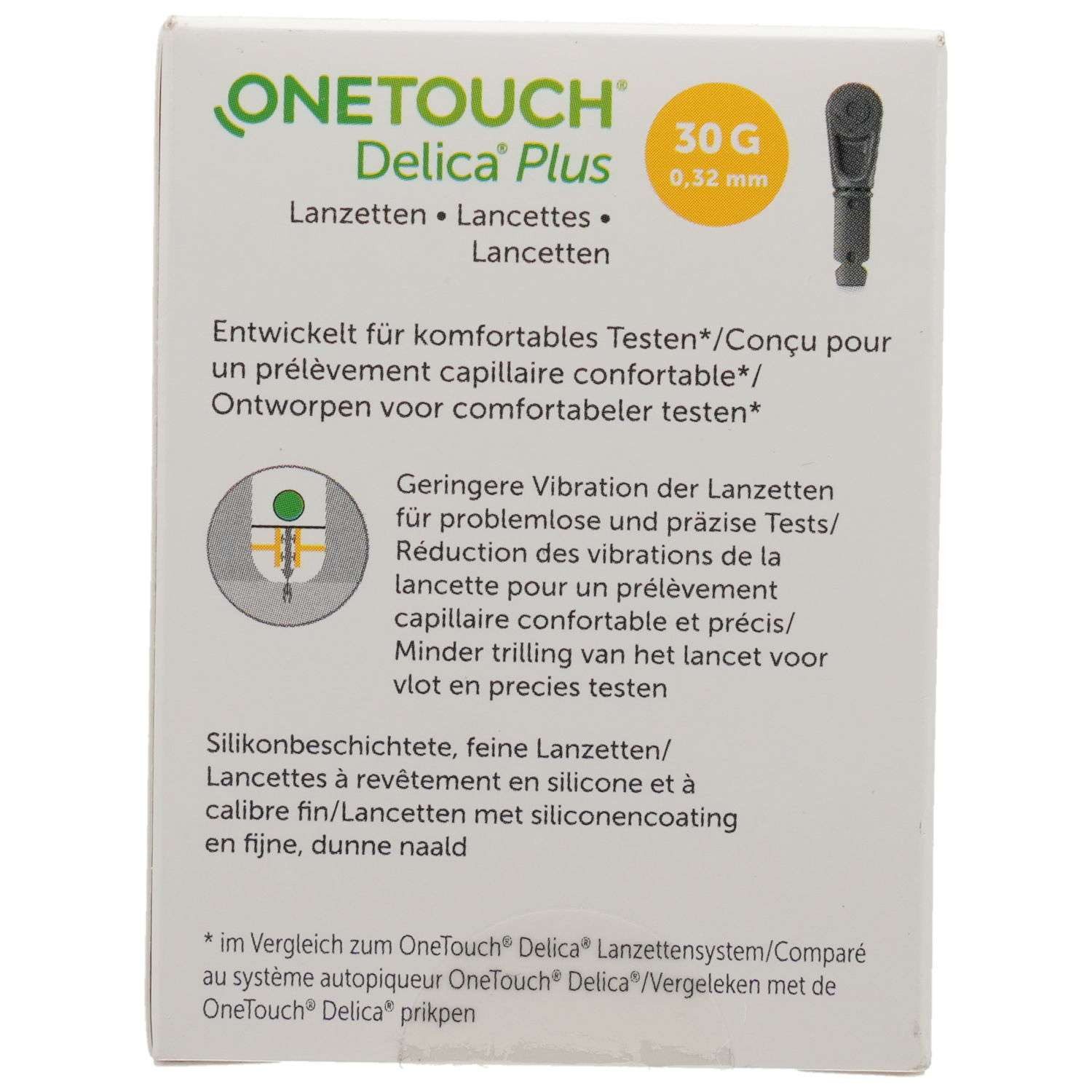 One Touch Blutzucker-Teststreifen ONE TOUCH Delica Plus Nadellanzetten 100St PZN 14817354 – Bild 3 von 4