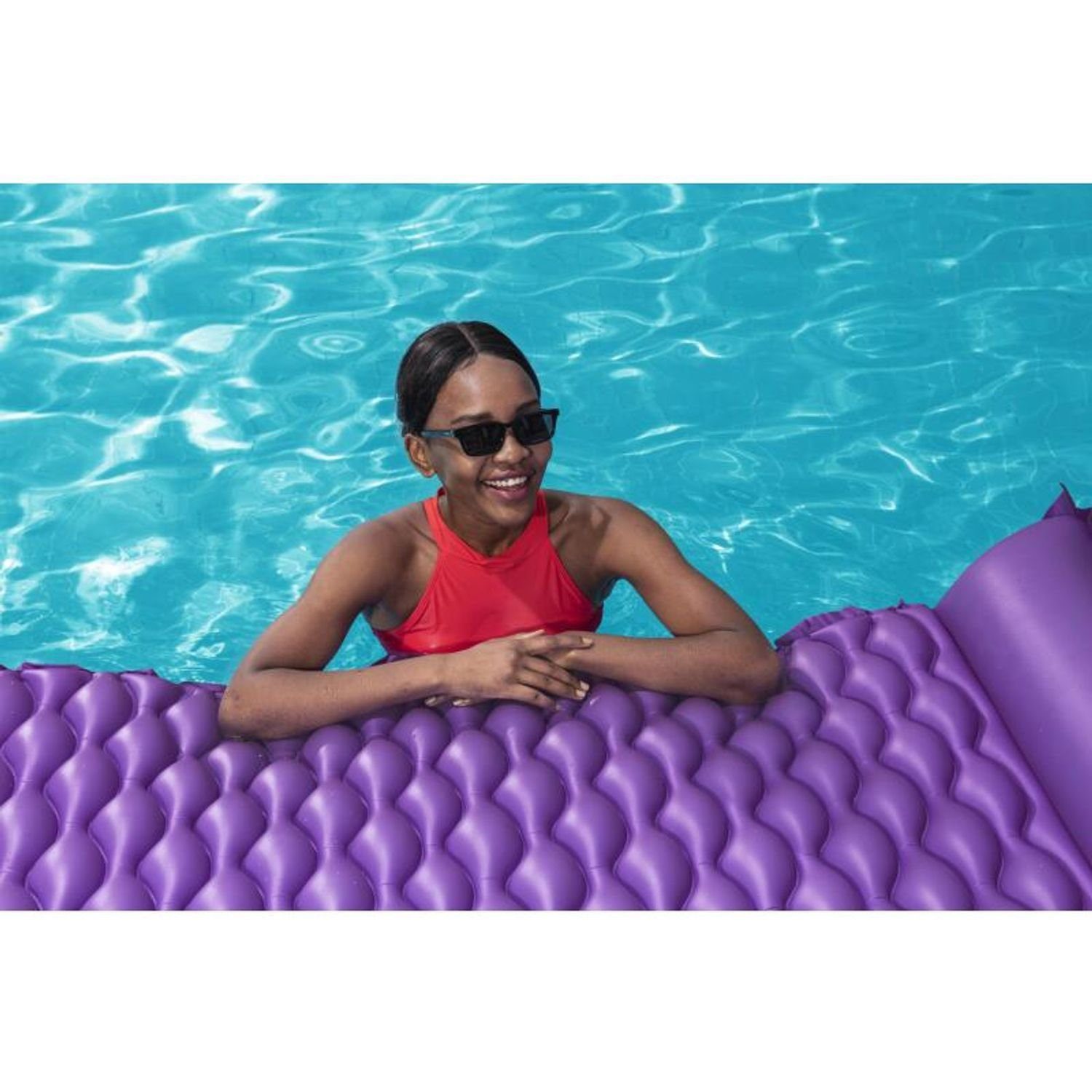 213x86cm Strand Pool Luftmatratze Aufrollbare Sommer Bestway Luftmatratze Bestway Badespaß