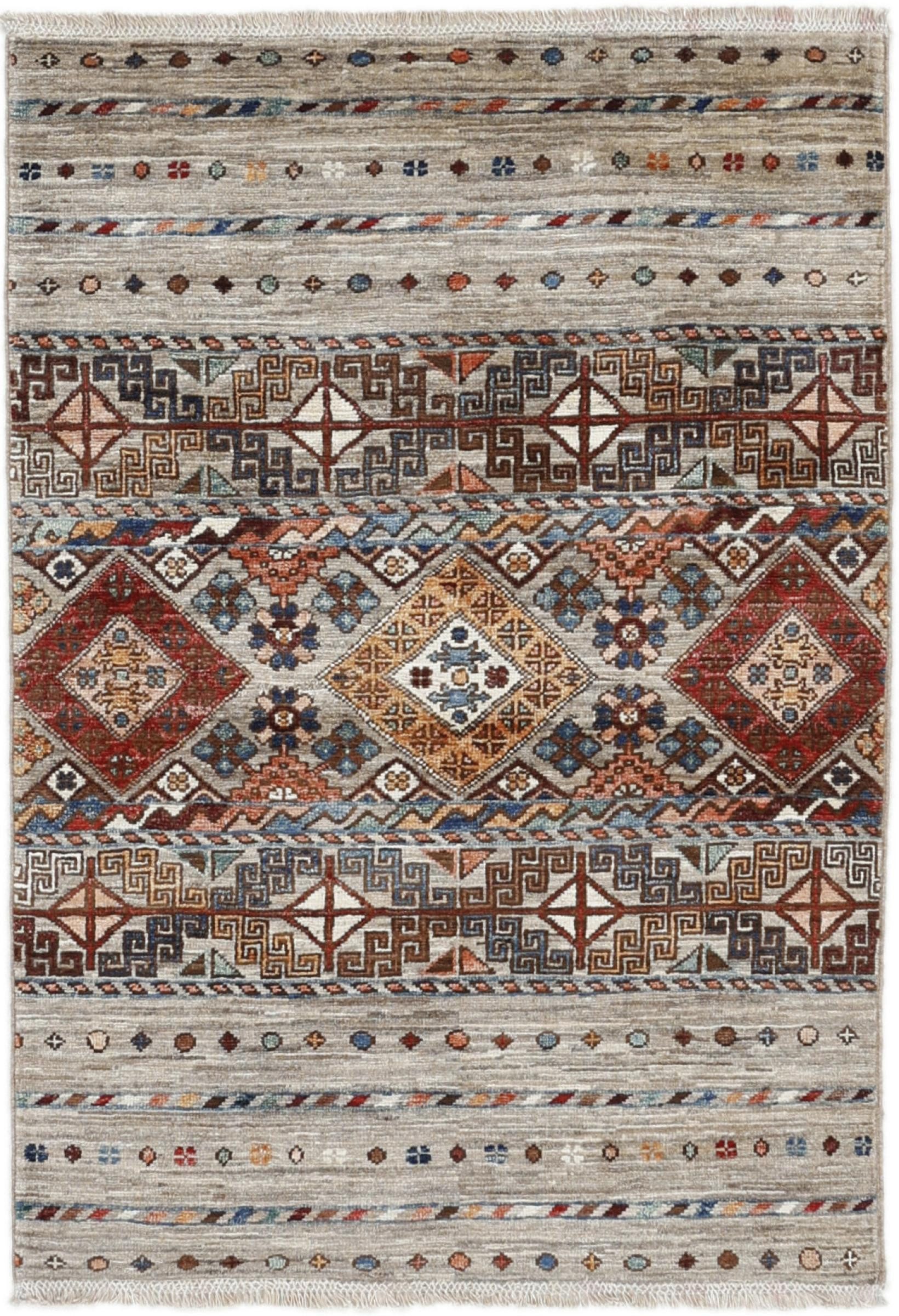 Orientteppich Arijana Shaal 84x120 Handgeknüpfter Orientteppich