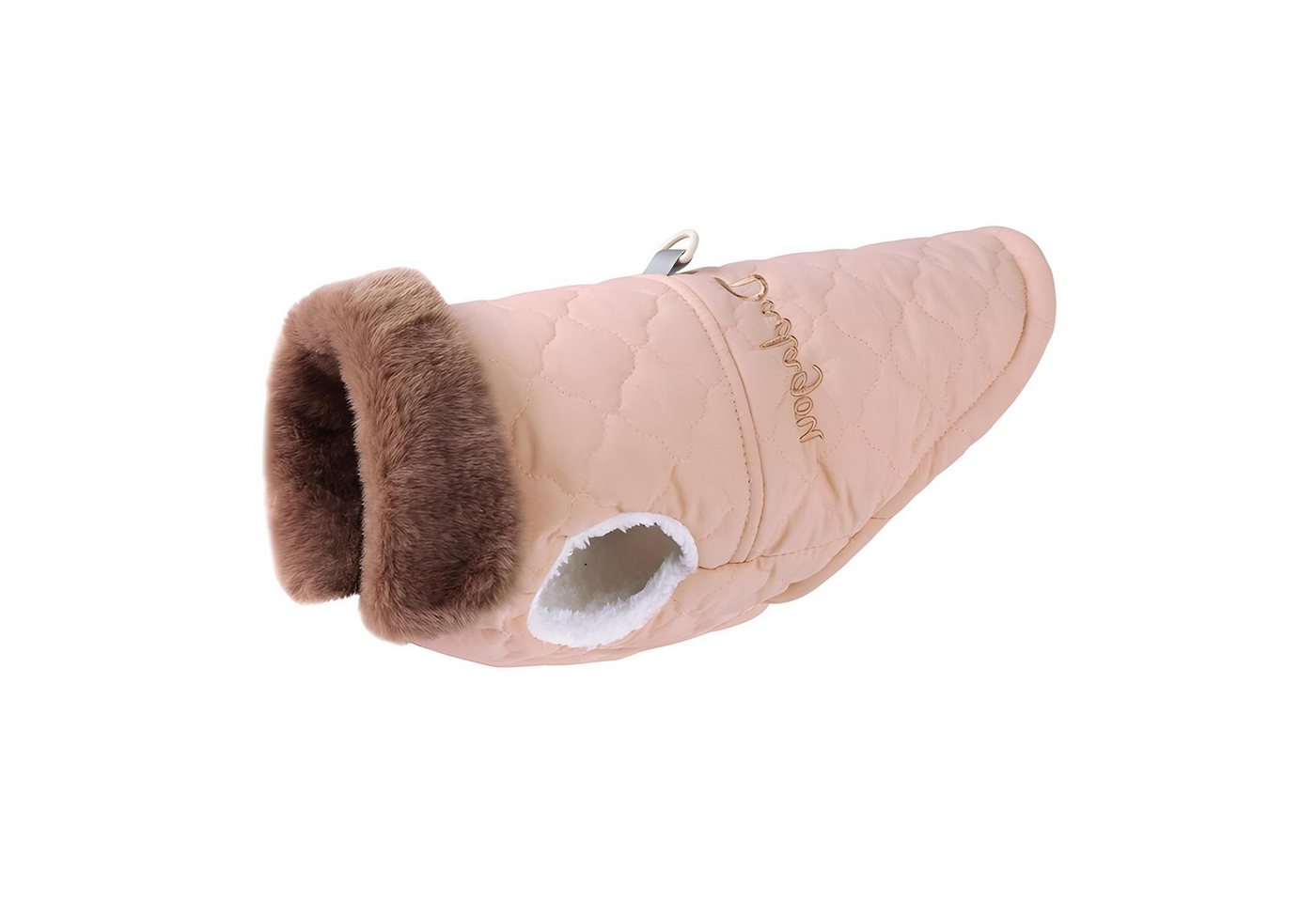 FLOCKI Pets™ Hundejacke Hundejacke mit Leinenhaken & Kuschelkragen, Für Hunde in verschiedenen Größen, Kuschelkragen & weiches Innenfutter