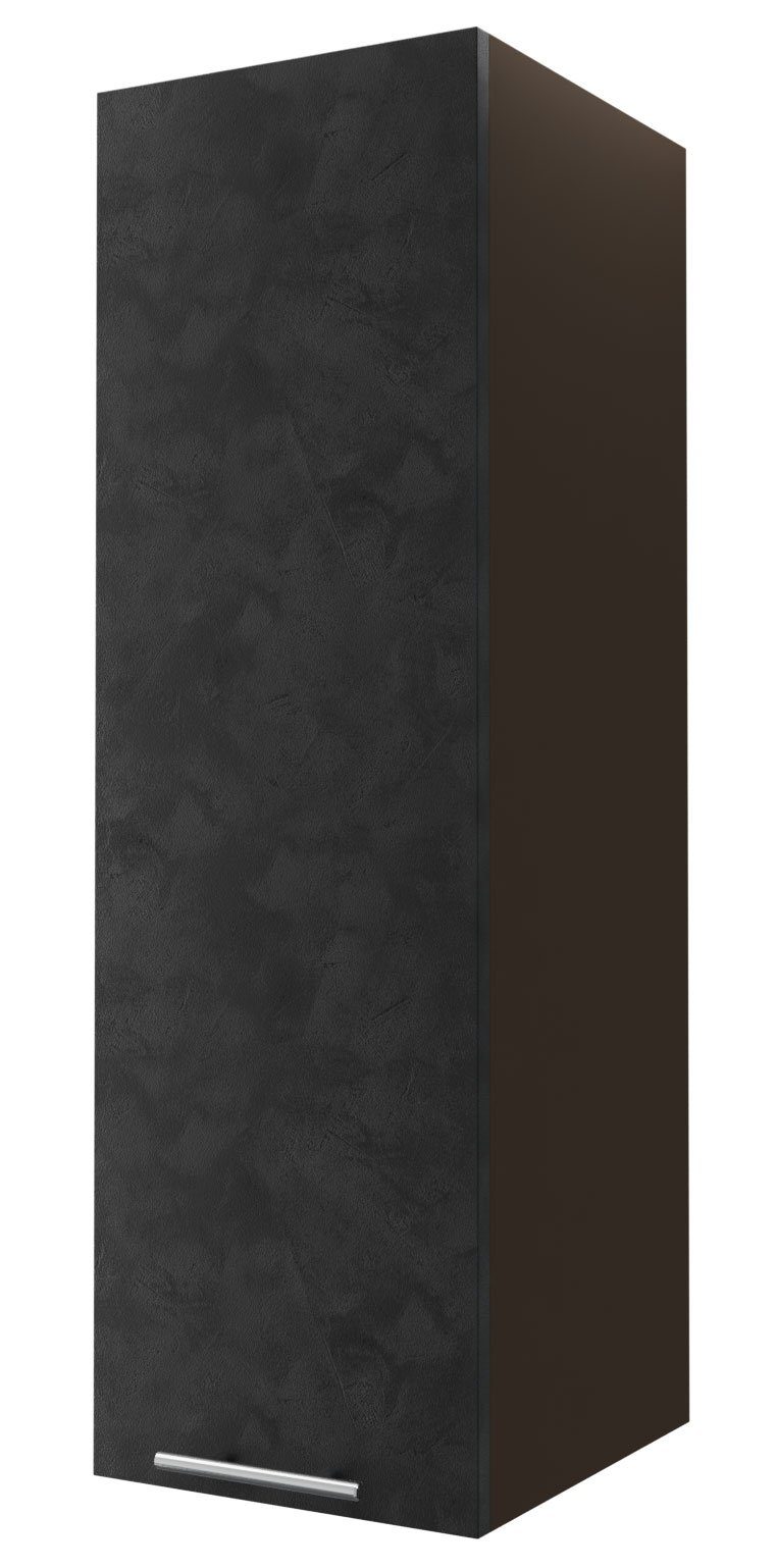 Feldmann-Wohnen Klapphängeschrank Malmo (Malmo) ares wählbar und 1-türig Korpusfarbe black 30cm Front