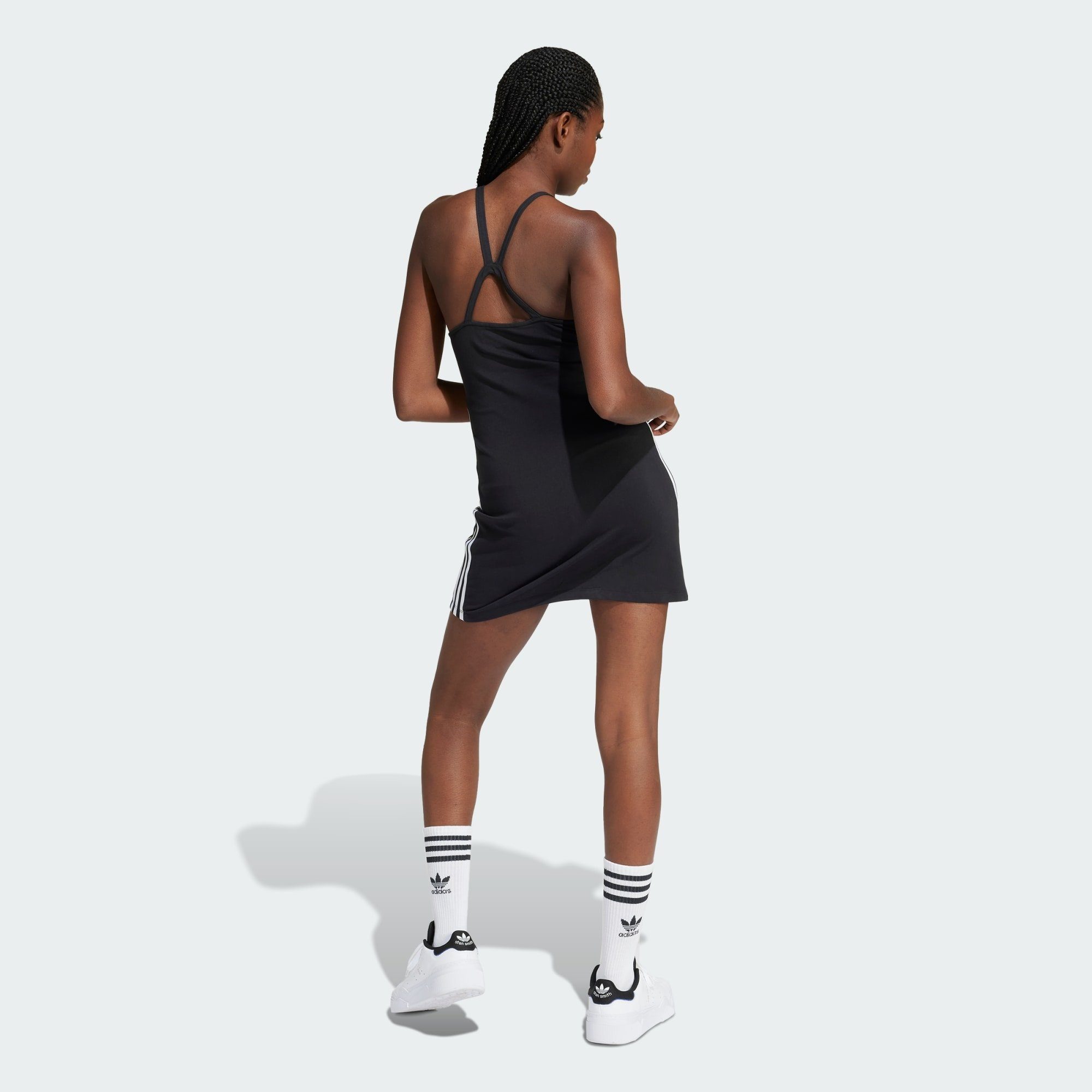 adidas Originals Sweatkleid 3-STREIFEN MINIKLEID Black