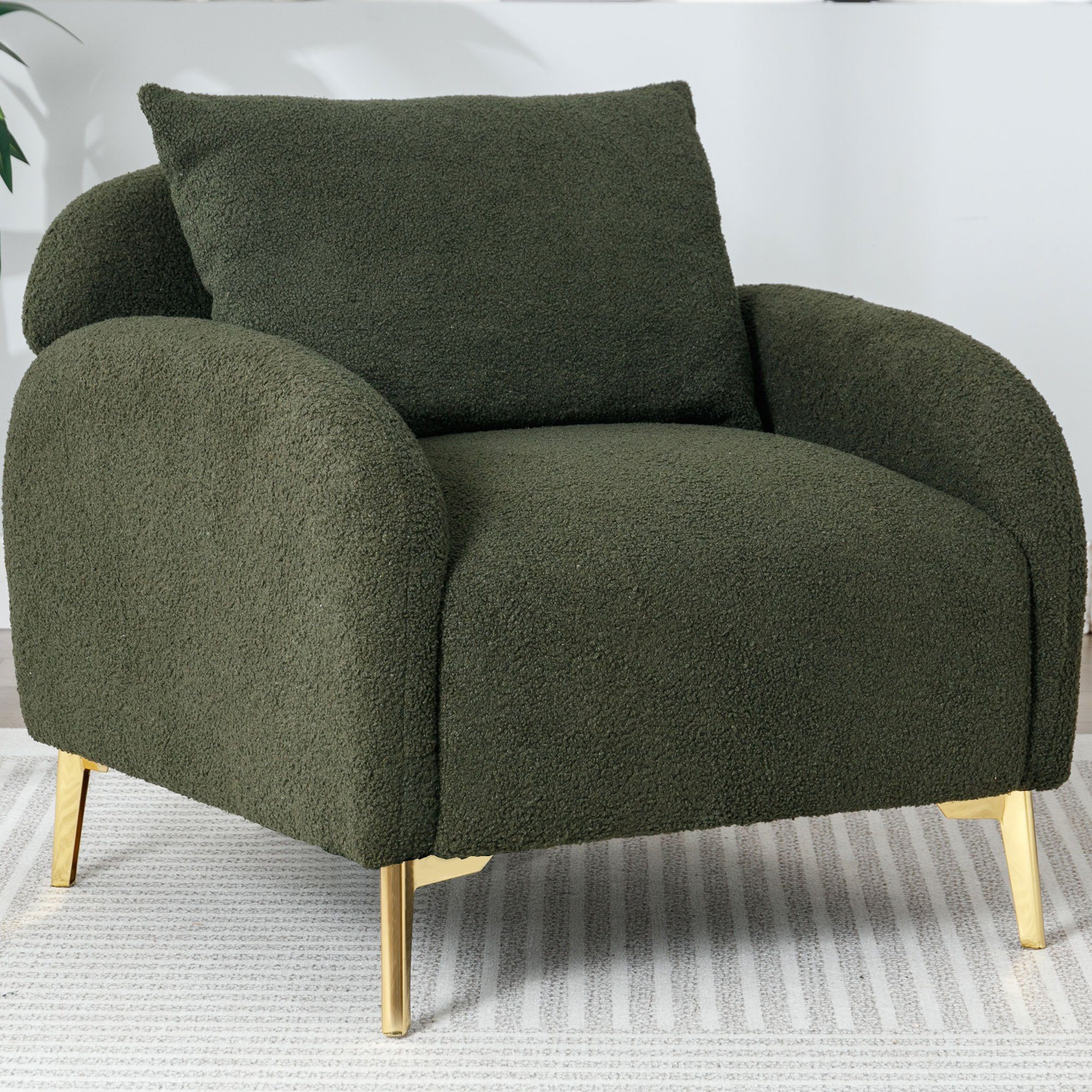OKWISH Sessel Loungesessel Polstersessel Armlehnensessel Freizeitsessel