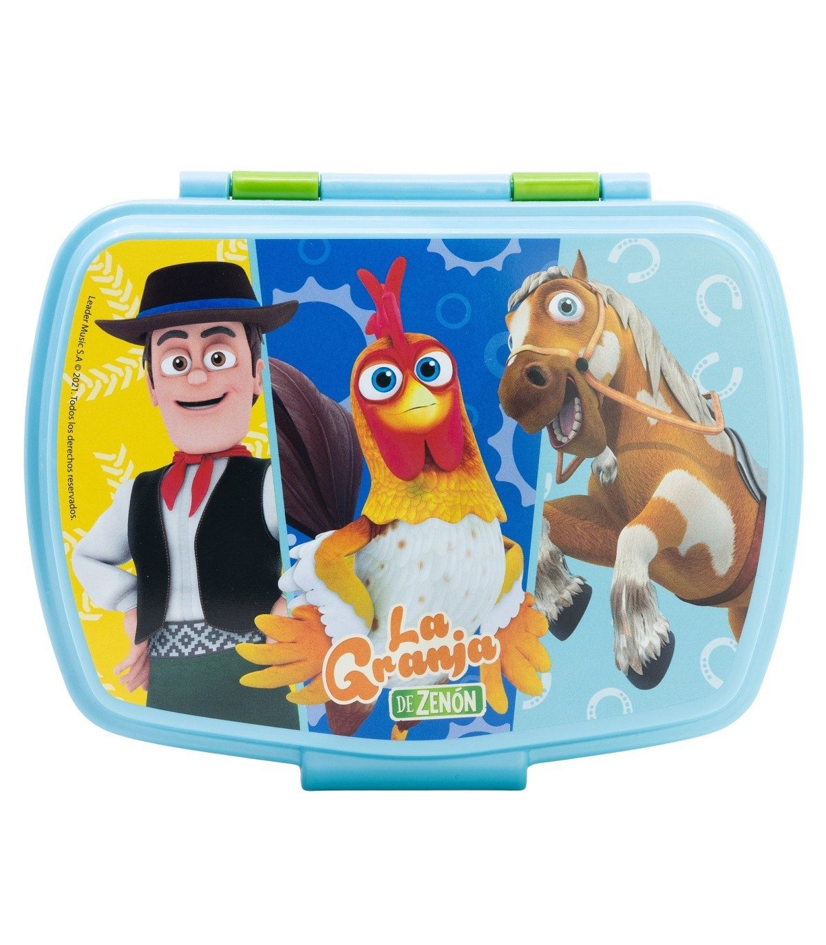Stor Lunchbox La Granja De Zenon Kinder Brotdose für Schule Freizeit und Ausflug, Polyethylen