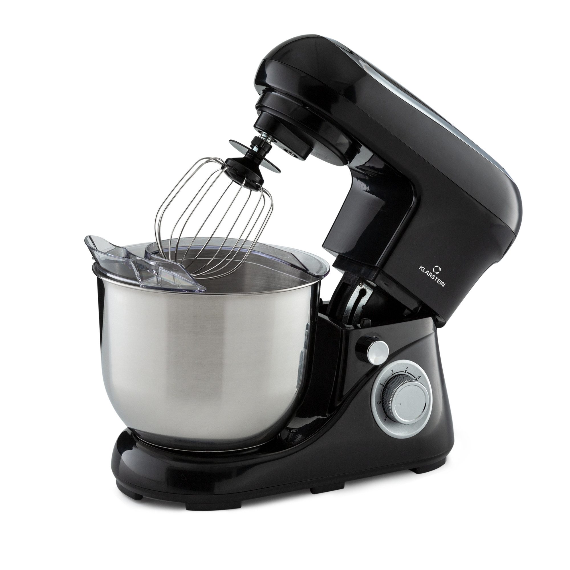 Klarstein Küchenmaschine Bella Pico 2G Küchenmaschine 1300W 1,7PS 6 Stufen 5L Edelstahl ABS, 1300 W, 5 l Schüssel, Knetmaschine Teigmaschine Teigknetmaschine Rührmaschine Standmixer