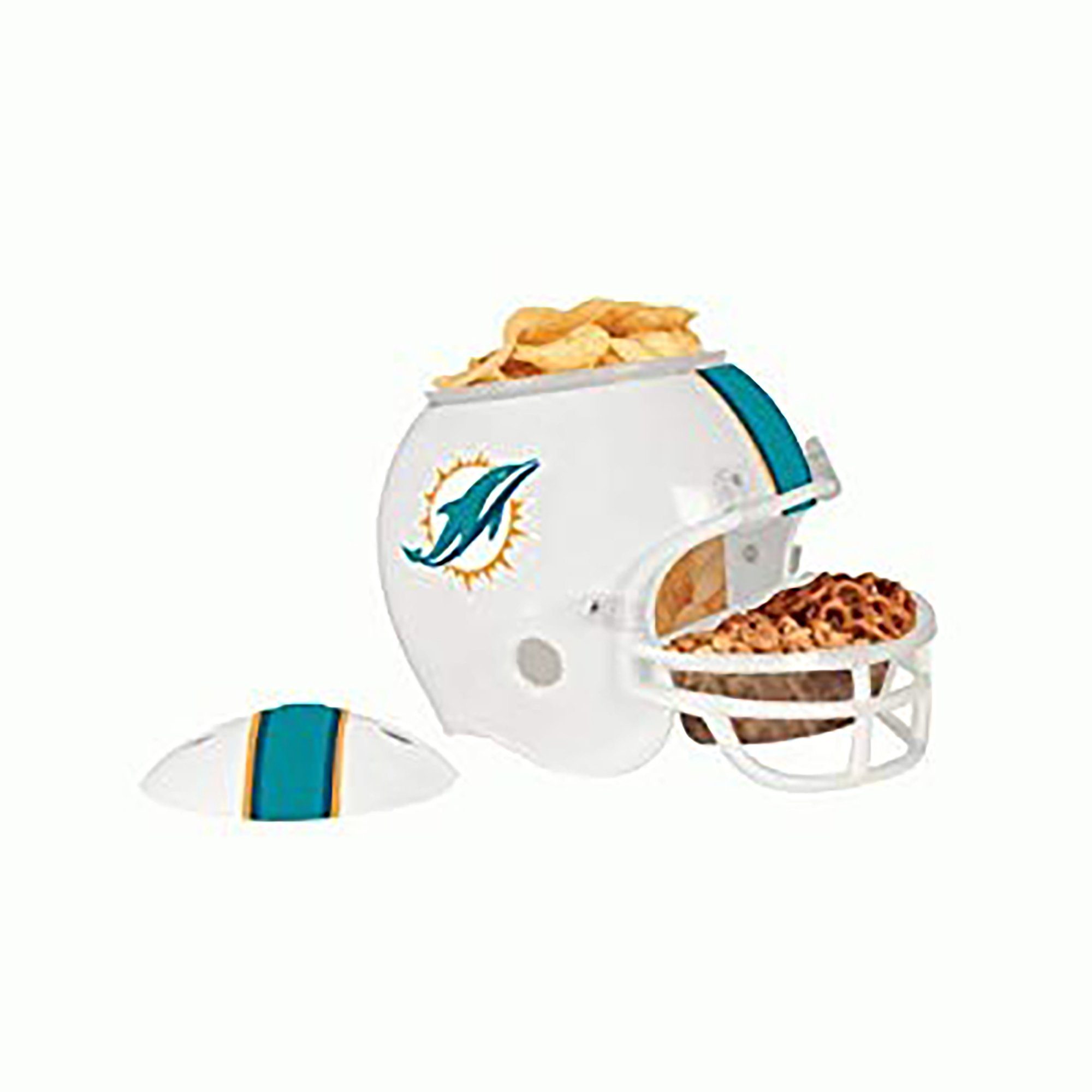Miami Dolphins Snackschale Snack Helm, Kunststoff, original Größe | Snackschalen