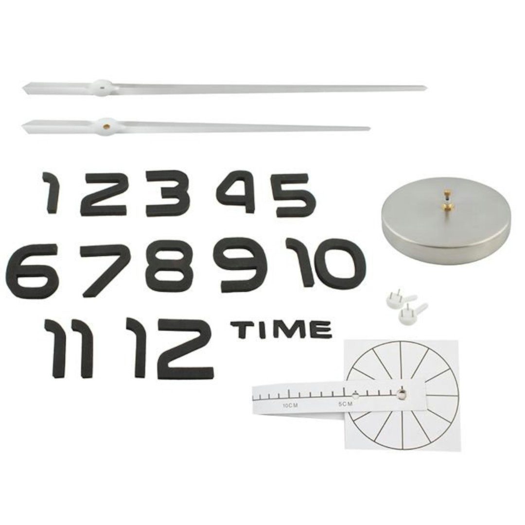 Ruhhy Wanduhr DIY Wanduhr (Uhr zum kleben kabellos 3D Effekt) günstig online kaufen
