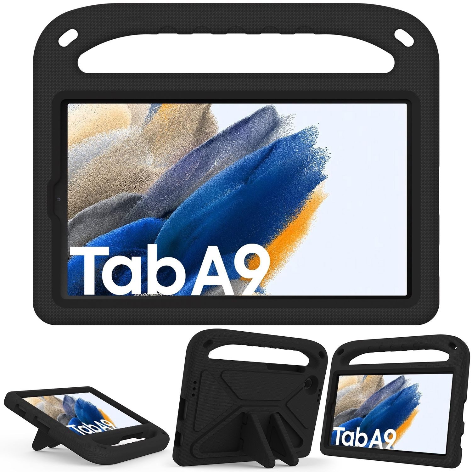 Wigento Tablet-Hülle Für Samsung Galaxy Tab A9 aufstellbare Shockproof Schutz Tasche