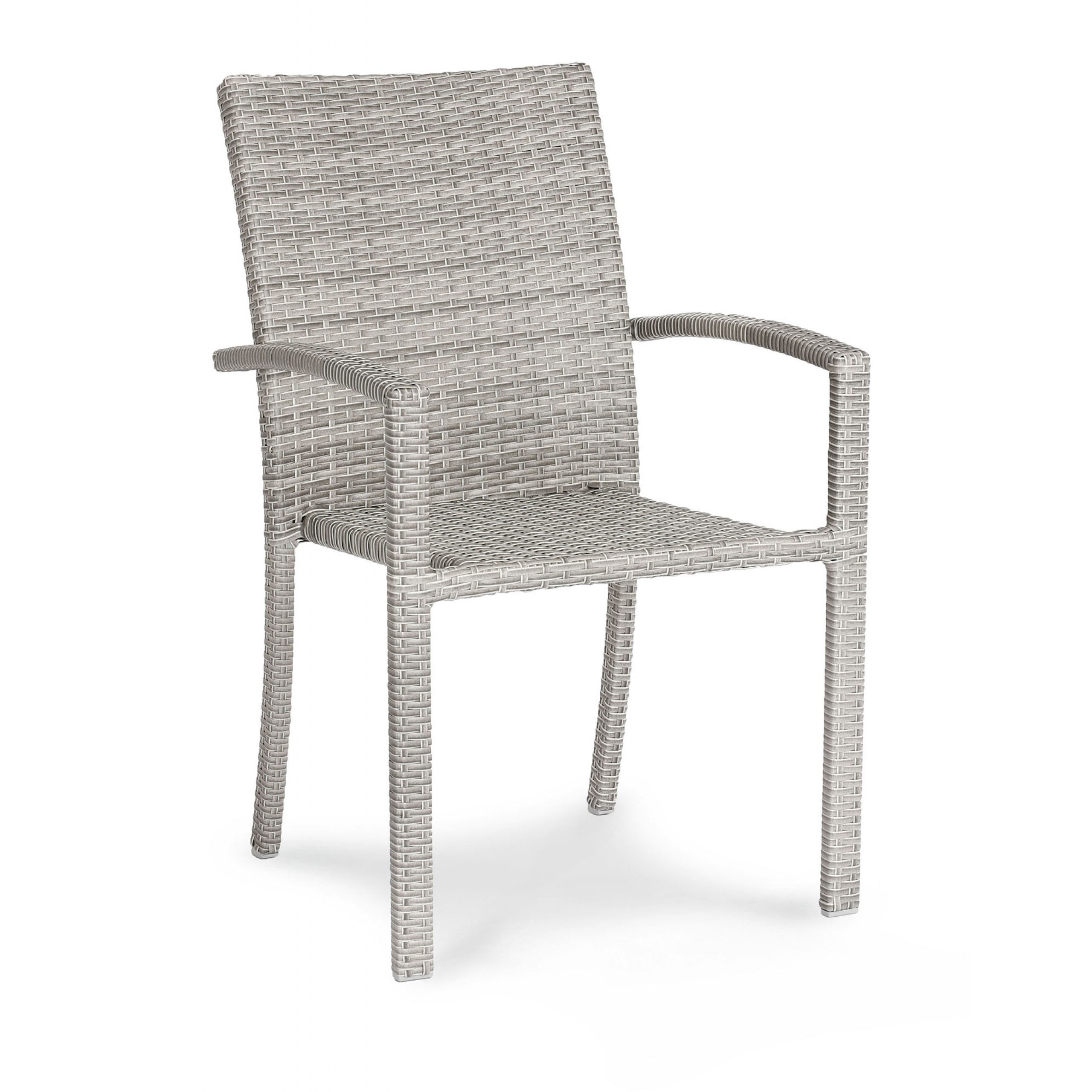 Best Freizeitmöbel Gartenstuhl Best Freizeitmöbel Stapelsessel Samoa warm-grey ca. 57 x 63 x 88 cm