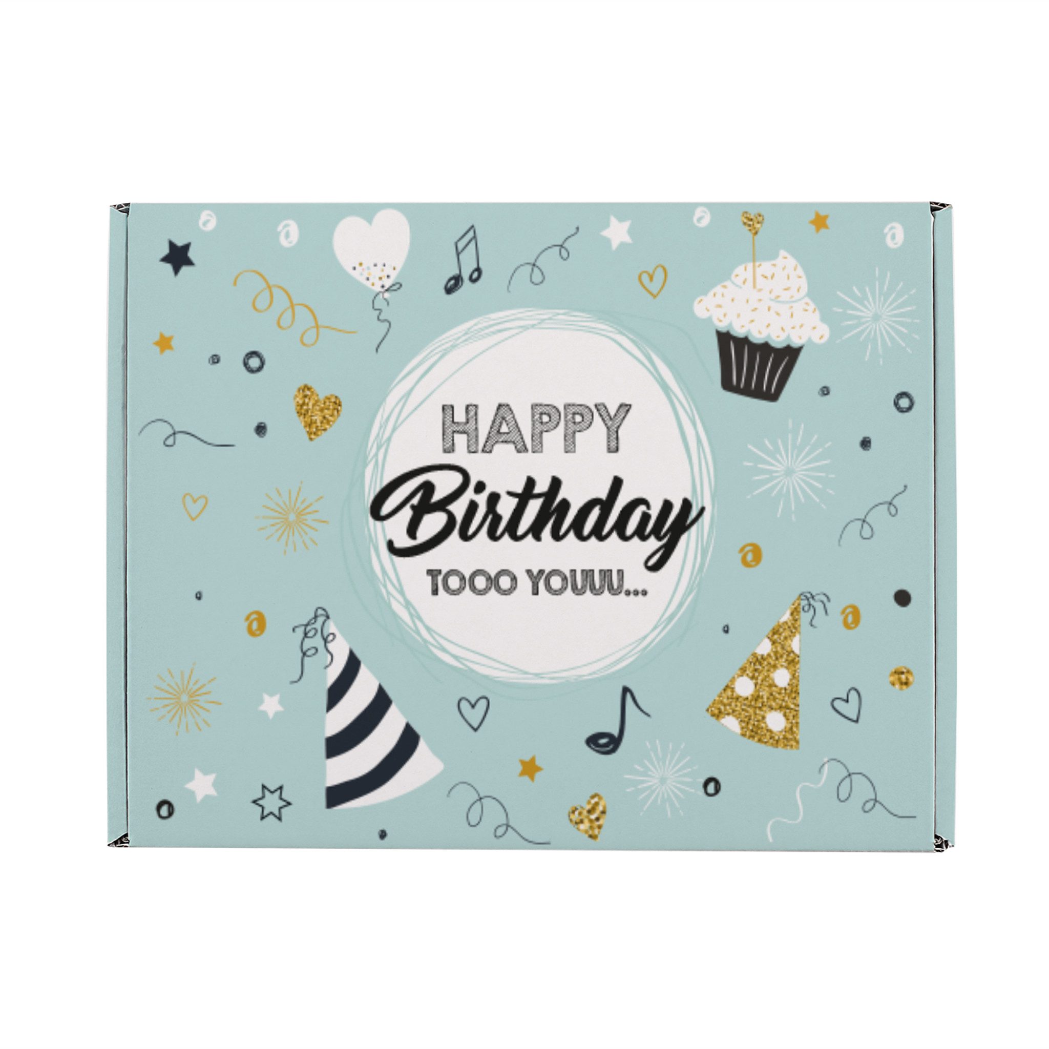 Herz & Heim Geschenkbox zum Geburtstag - Geschenkverpackung aus stabiler Pappe, verschiedene Größen