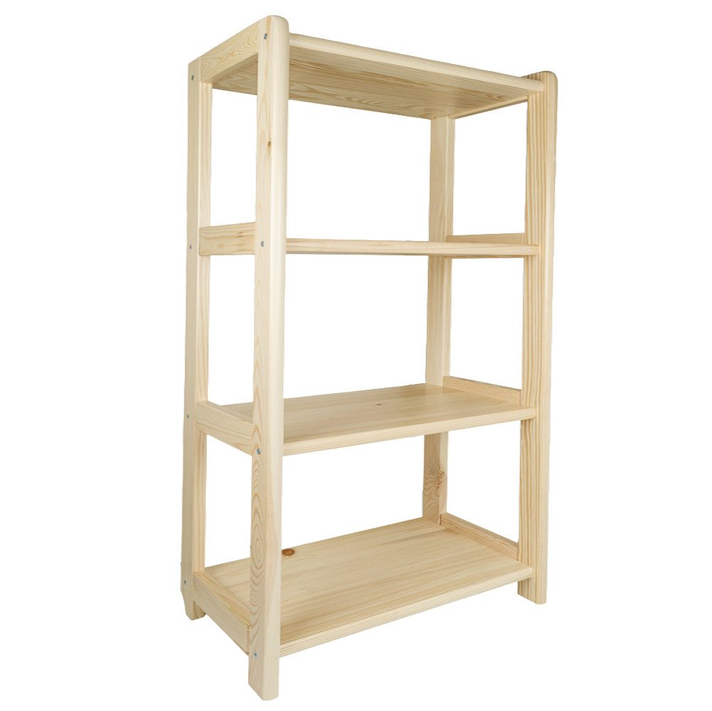 Prima-Online Standregal Standregal Holz Kiefer Bücherregal günstig online kaufen