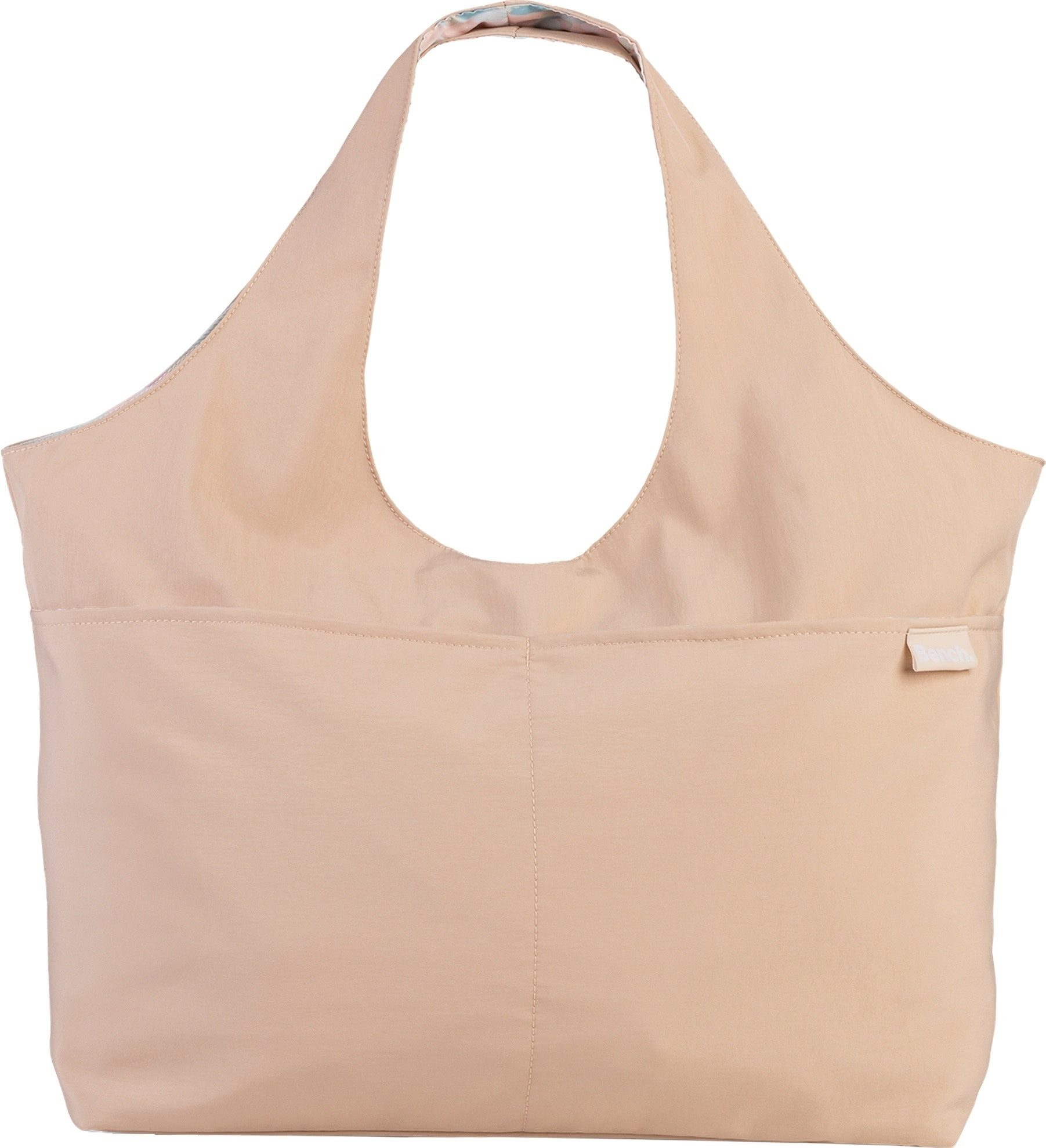 Bench. Shopper Bench Shopper Nylon washed beige (Shopper), Damen Shopper Nylon, washed, beige ca. 60cm x ca. 16cm
