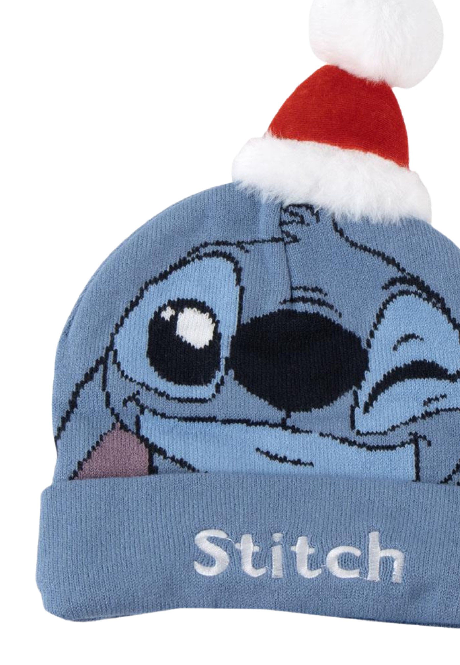 Disney Beanie Stitch Weihnachtsmütze (Set)