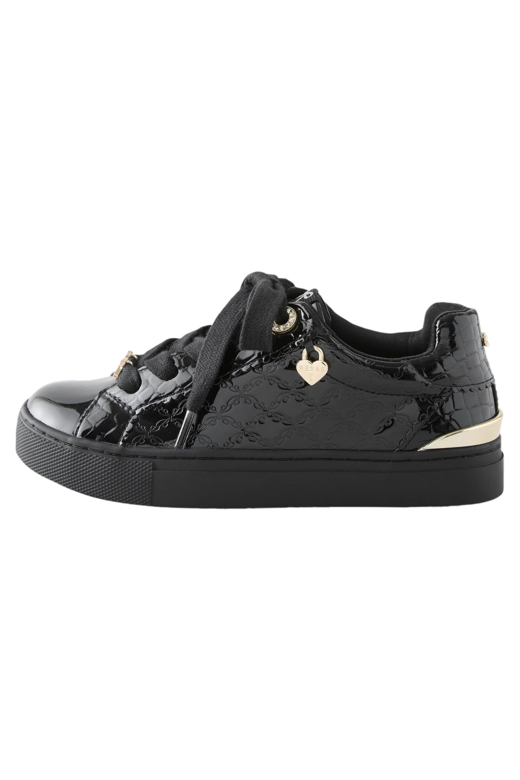 Baker by Ted Baker Sneaker aus geprägtem Lackleder Sneaker